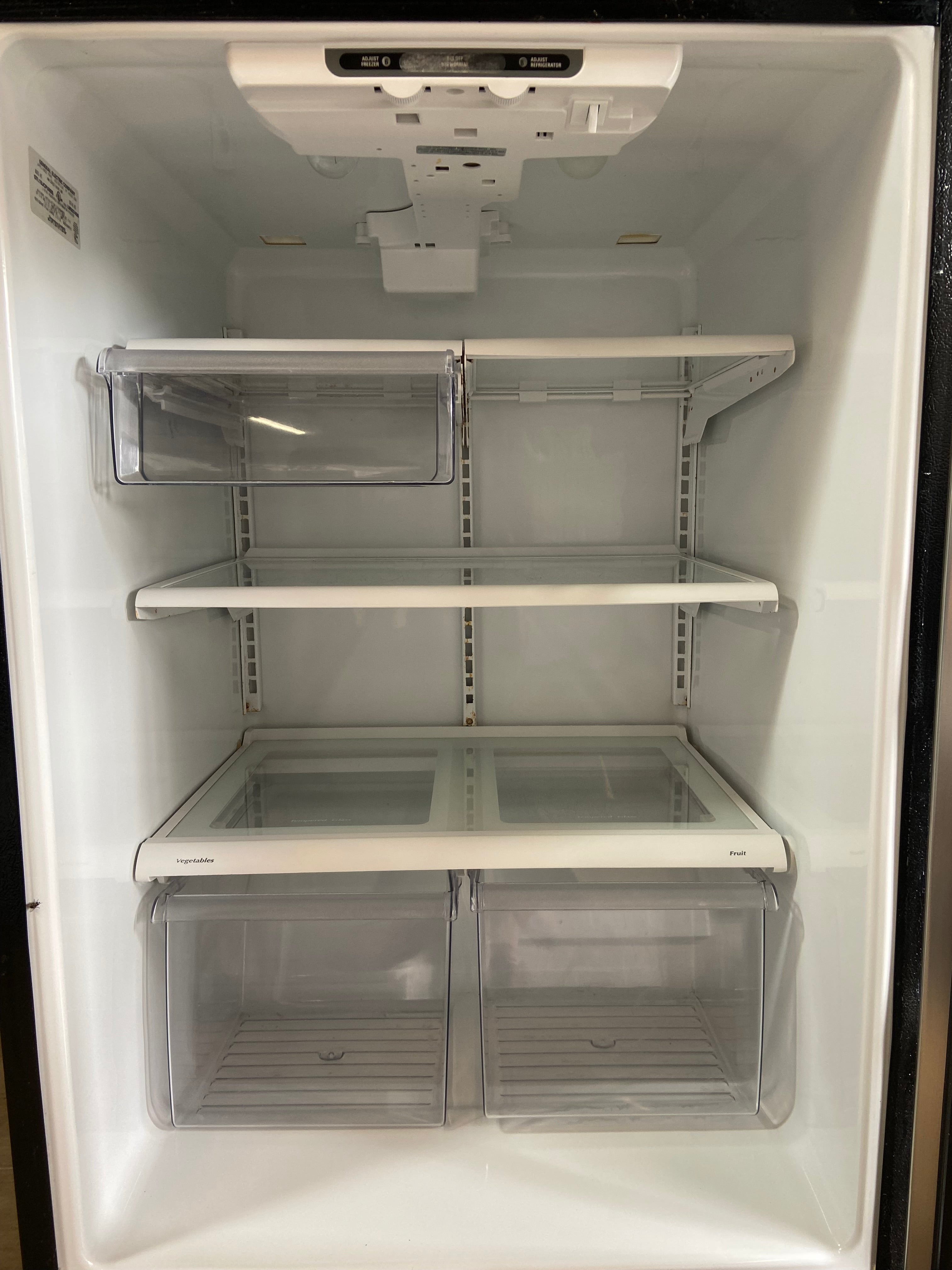 GE Stainless Top Bottom Refrigerator