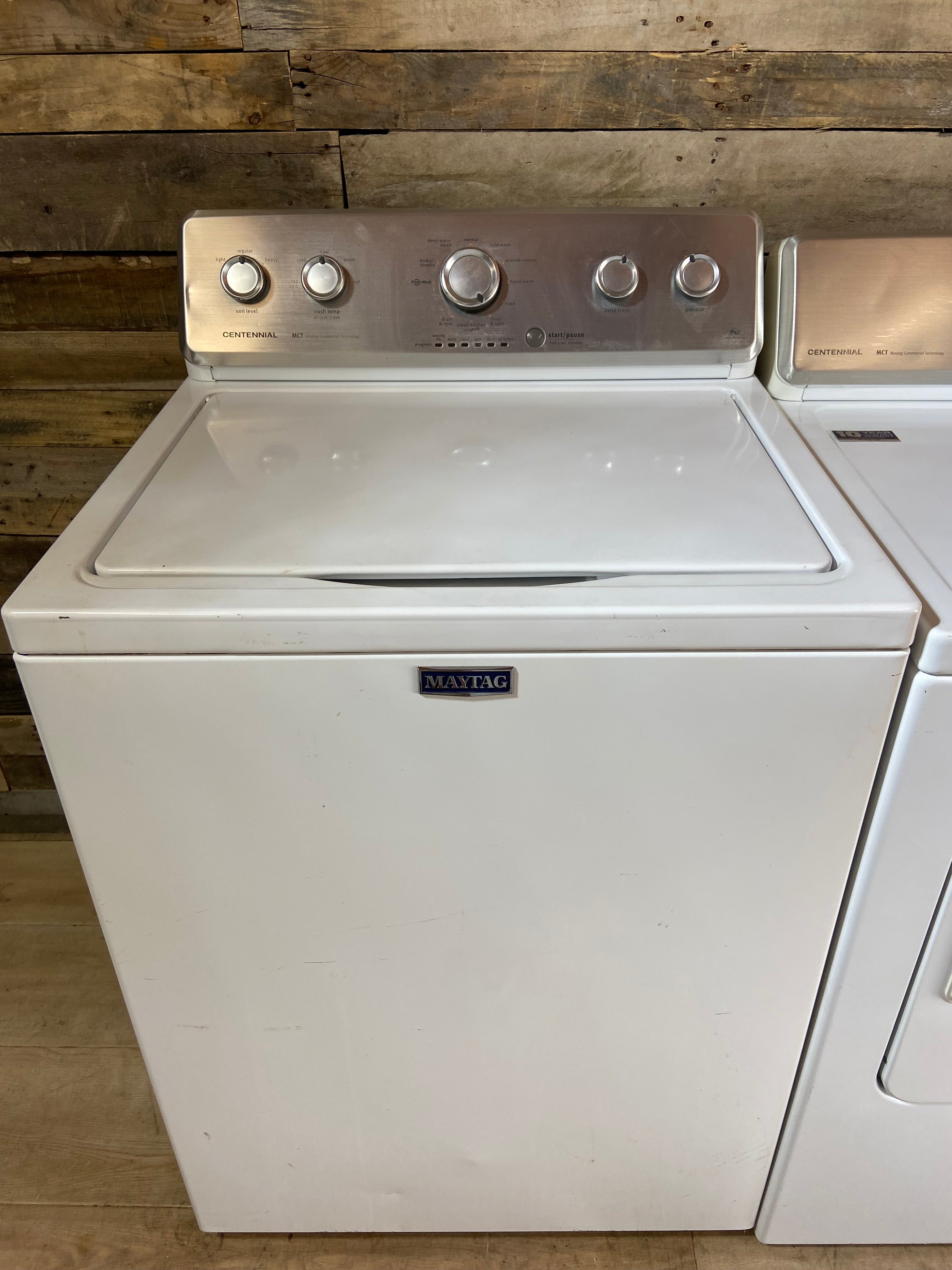 Maytag Centennial Top Load Large Capacity Washer & Dryer Set
