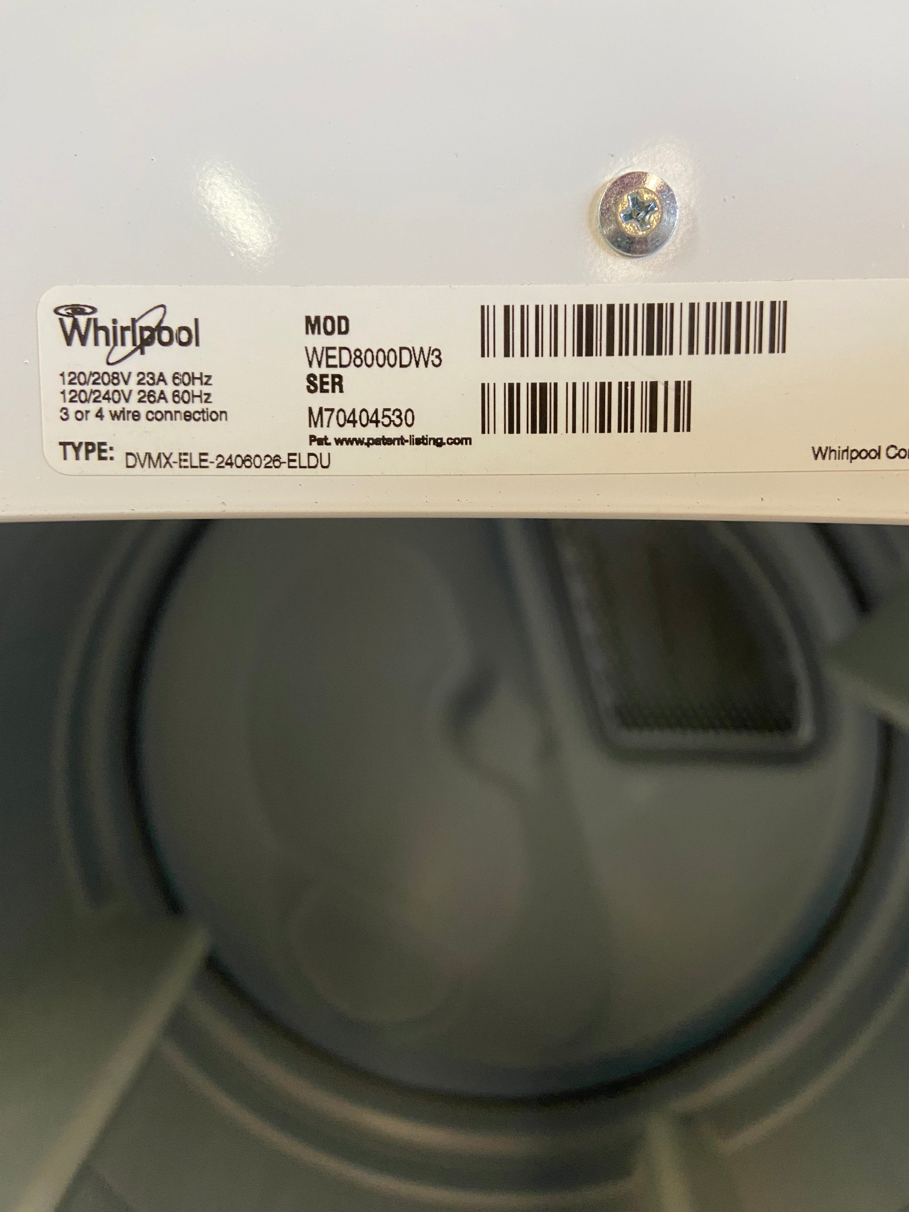 Whirlpool Cabrio Top Load Washer & Dryer Set