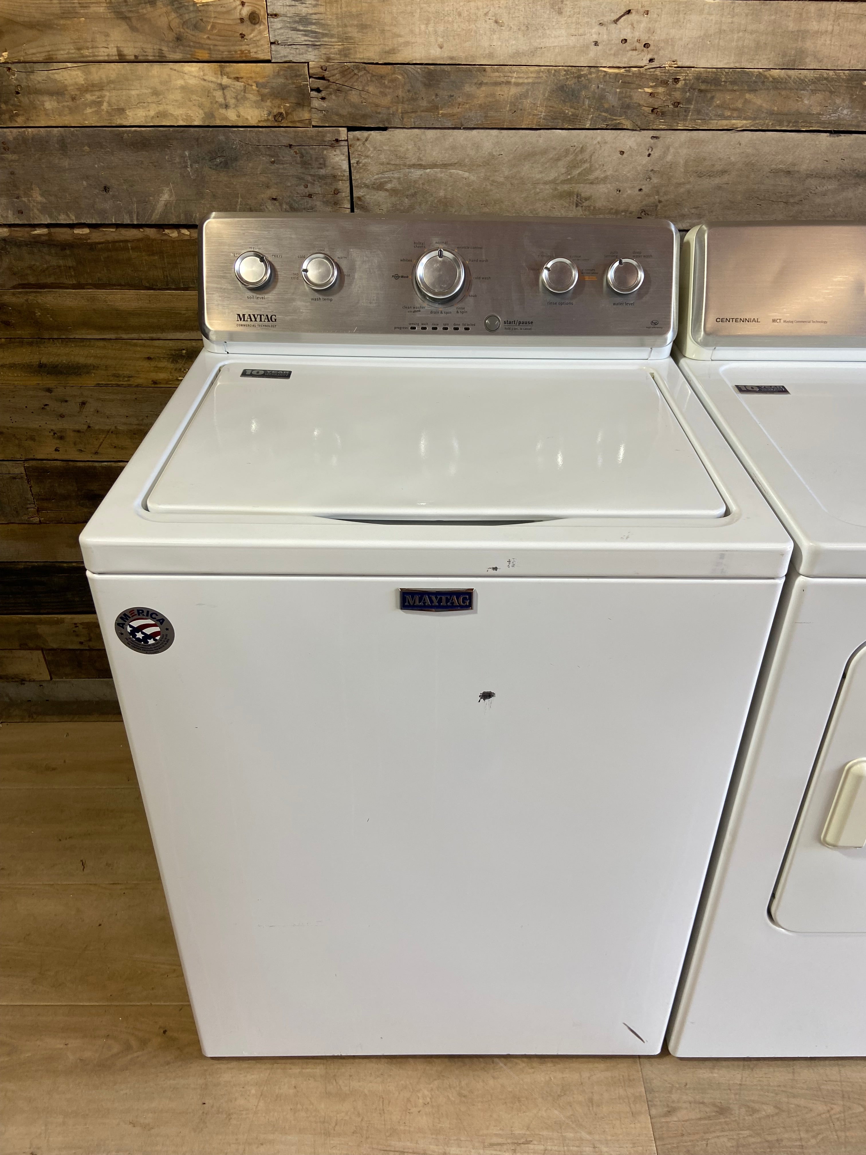 Maytag Commercial Technology Large Capacity Washer & Dryer