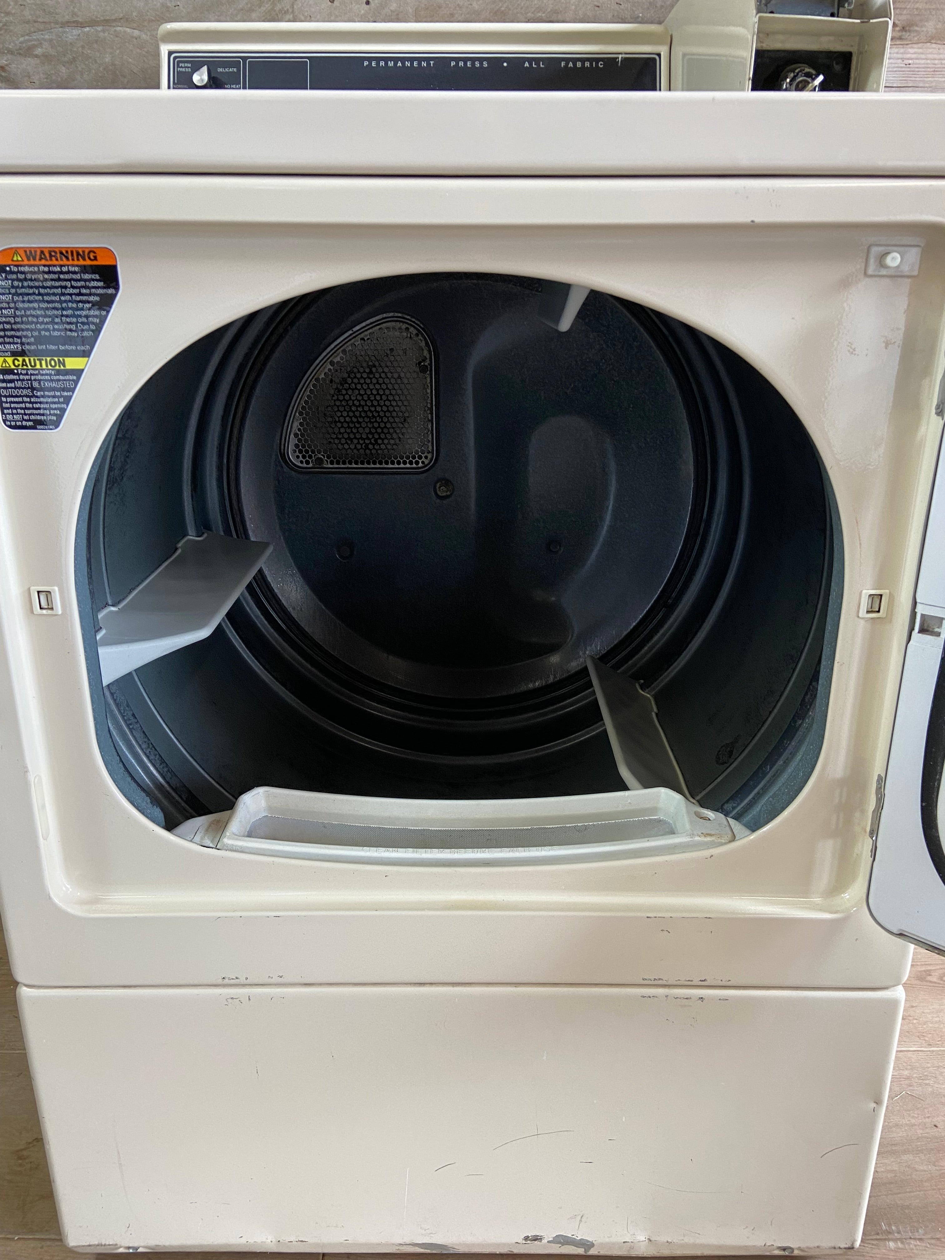 Speed Queen Beige Commercial Coin Operated Dryer