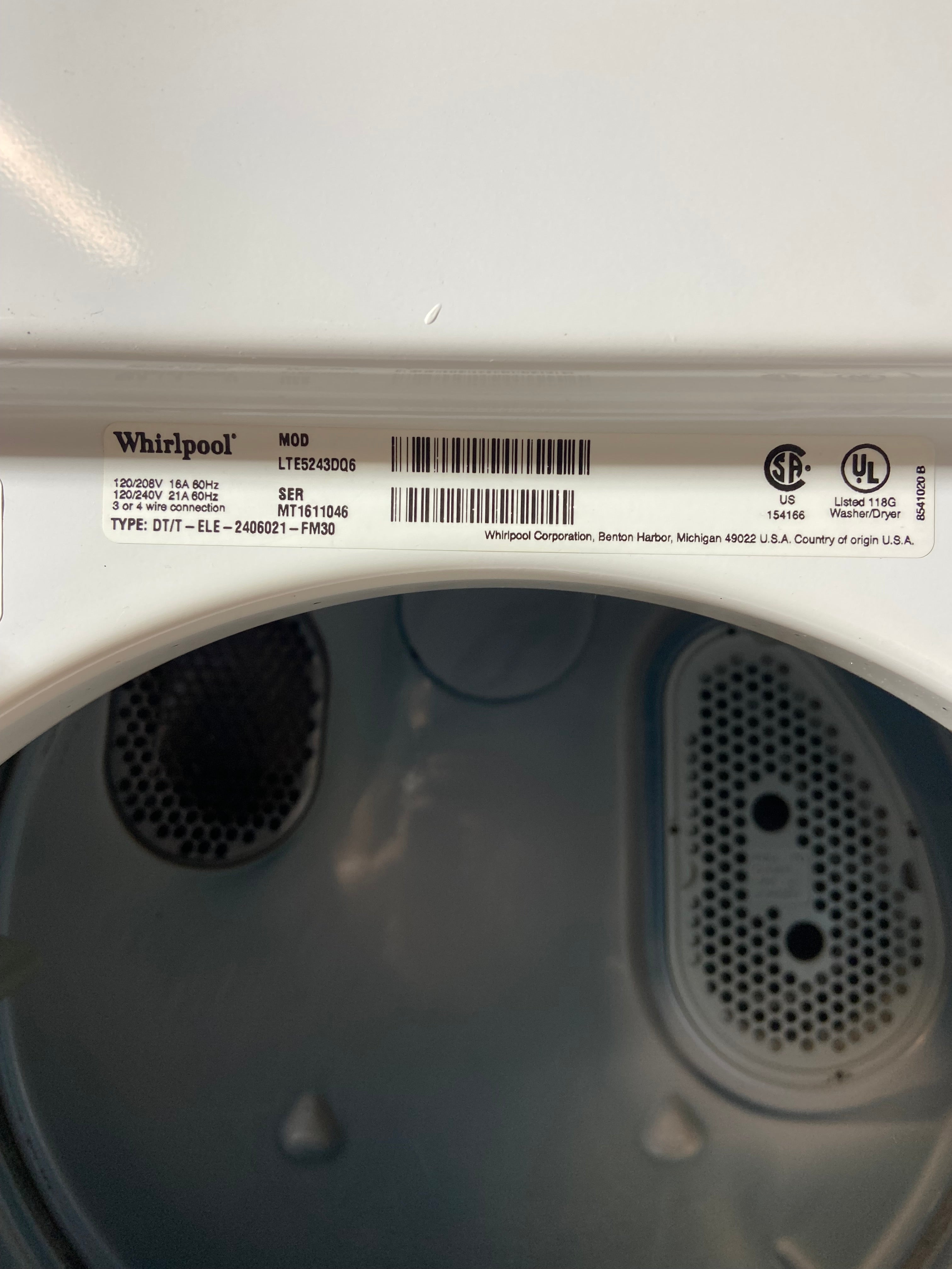 Whirlpool 24” ThinTwin Stackable