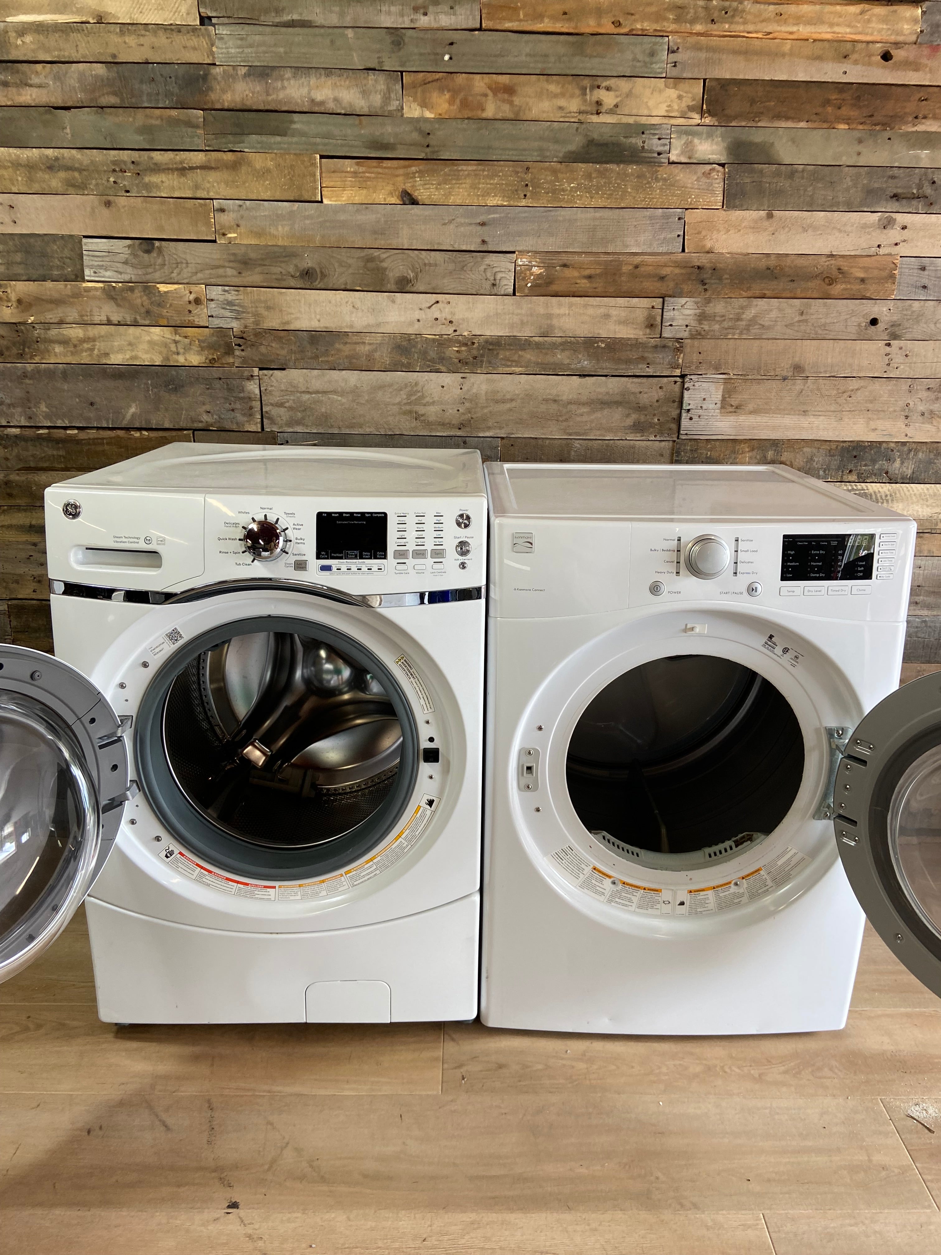 GE/Kenmore Front Load Washer & Dryer Set