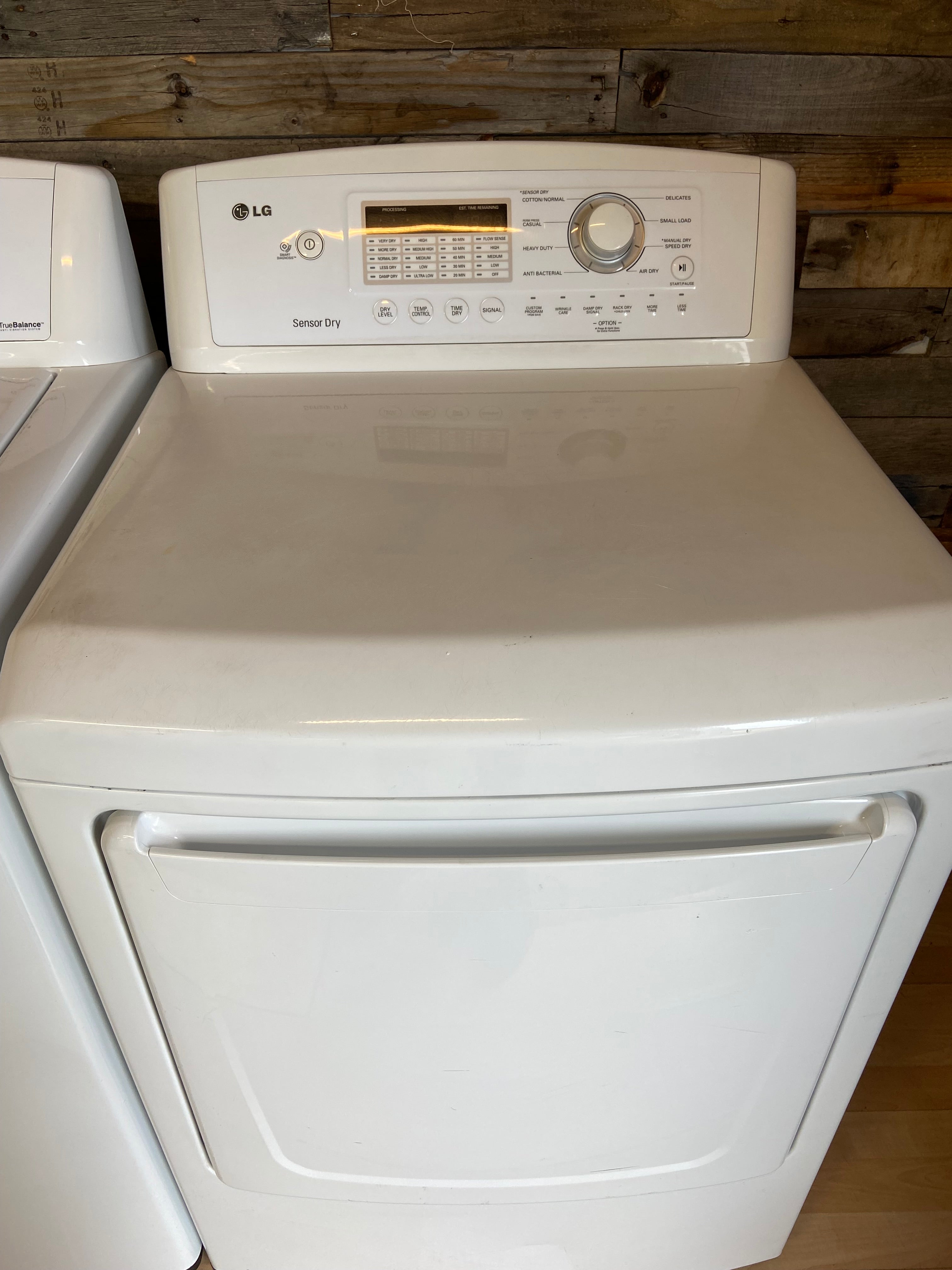 LG White Top Load Set