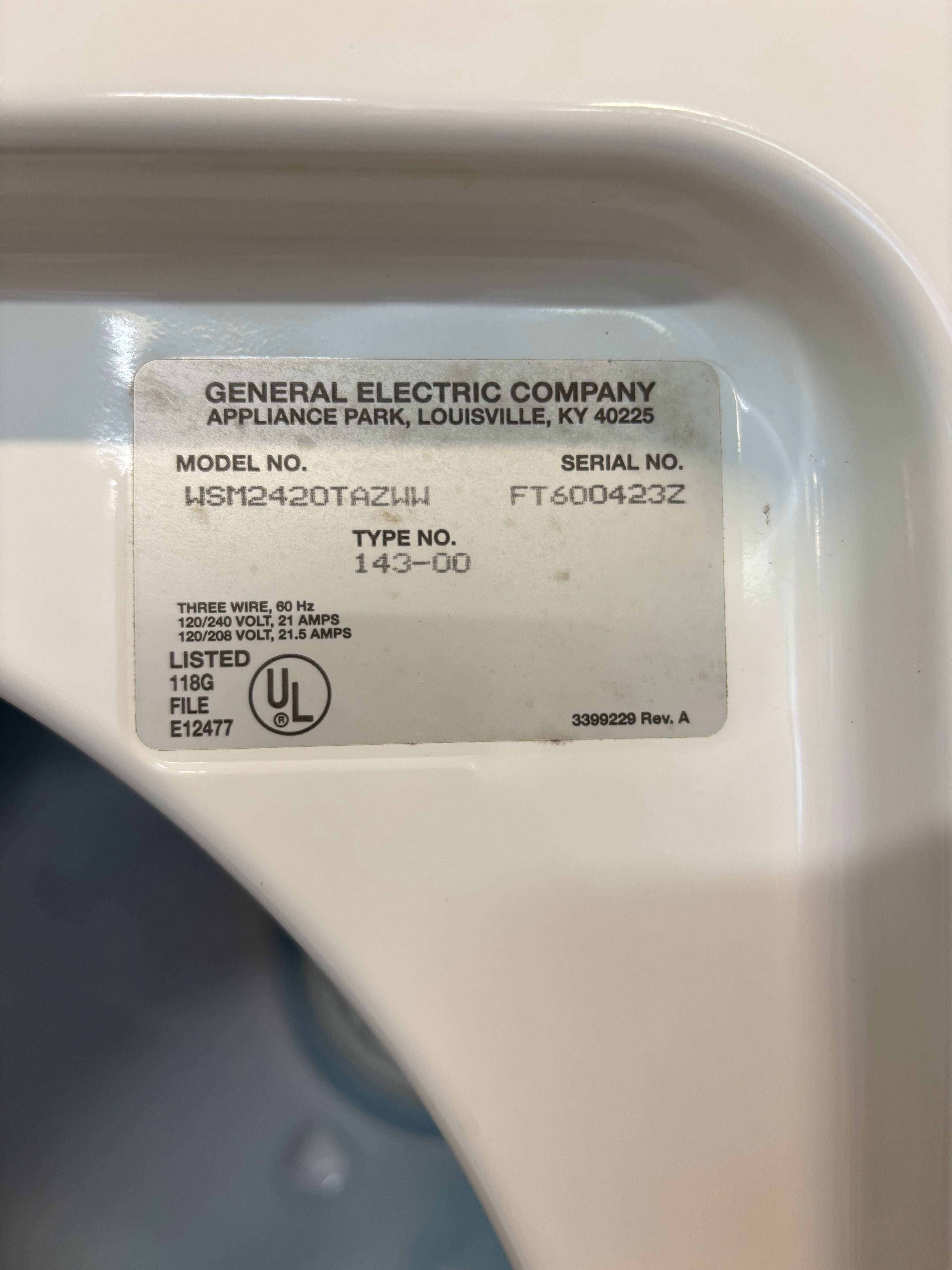 GE Spacemaker 24in Stackable