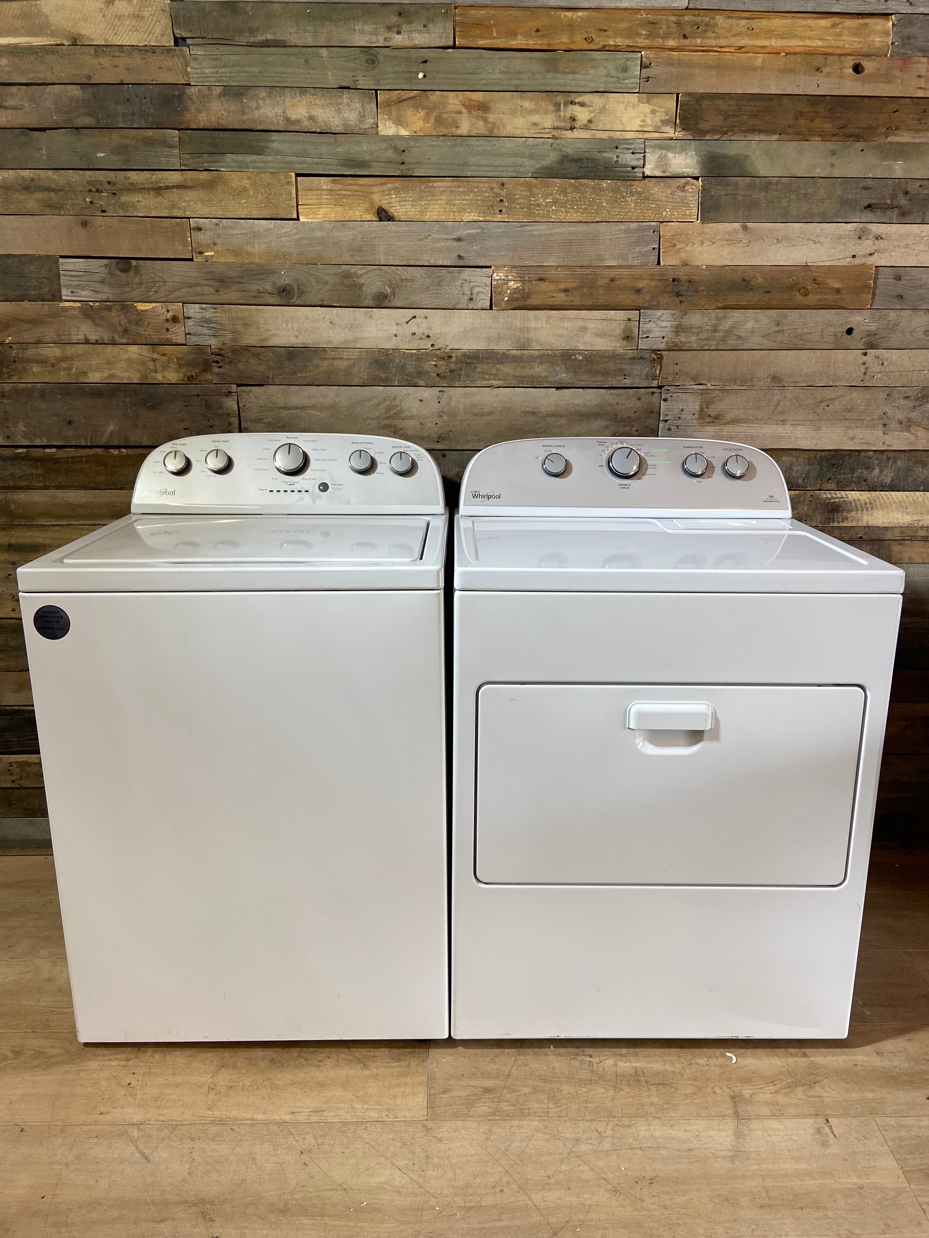 Whirlpool Top Load Washer & Dryer Set