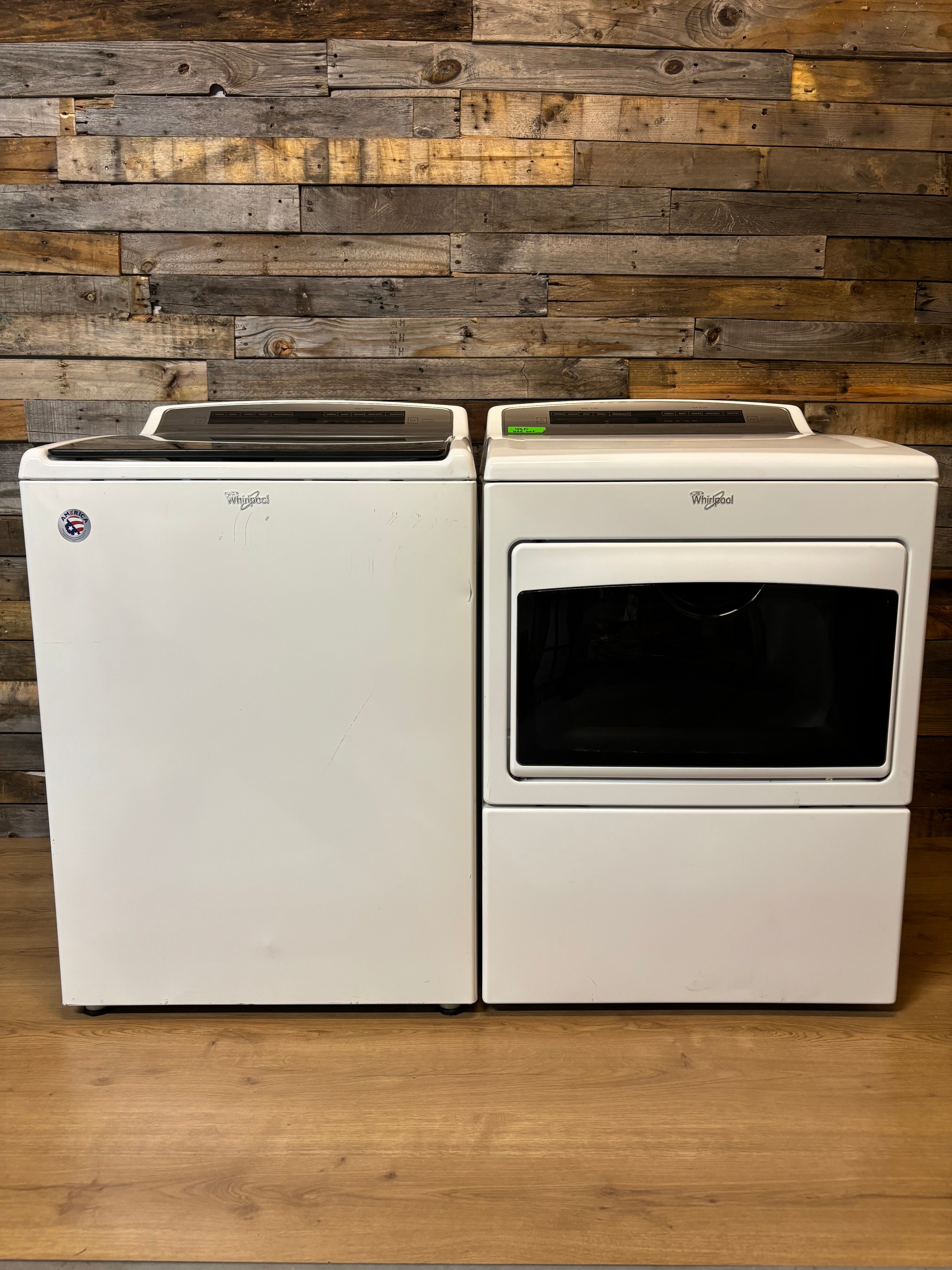 Whirlpool Gas Dryer Top Load Set