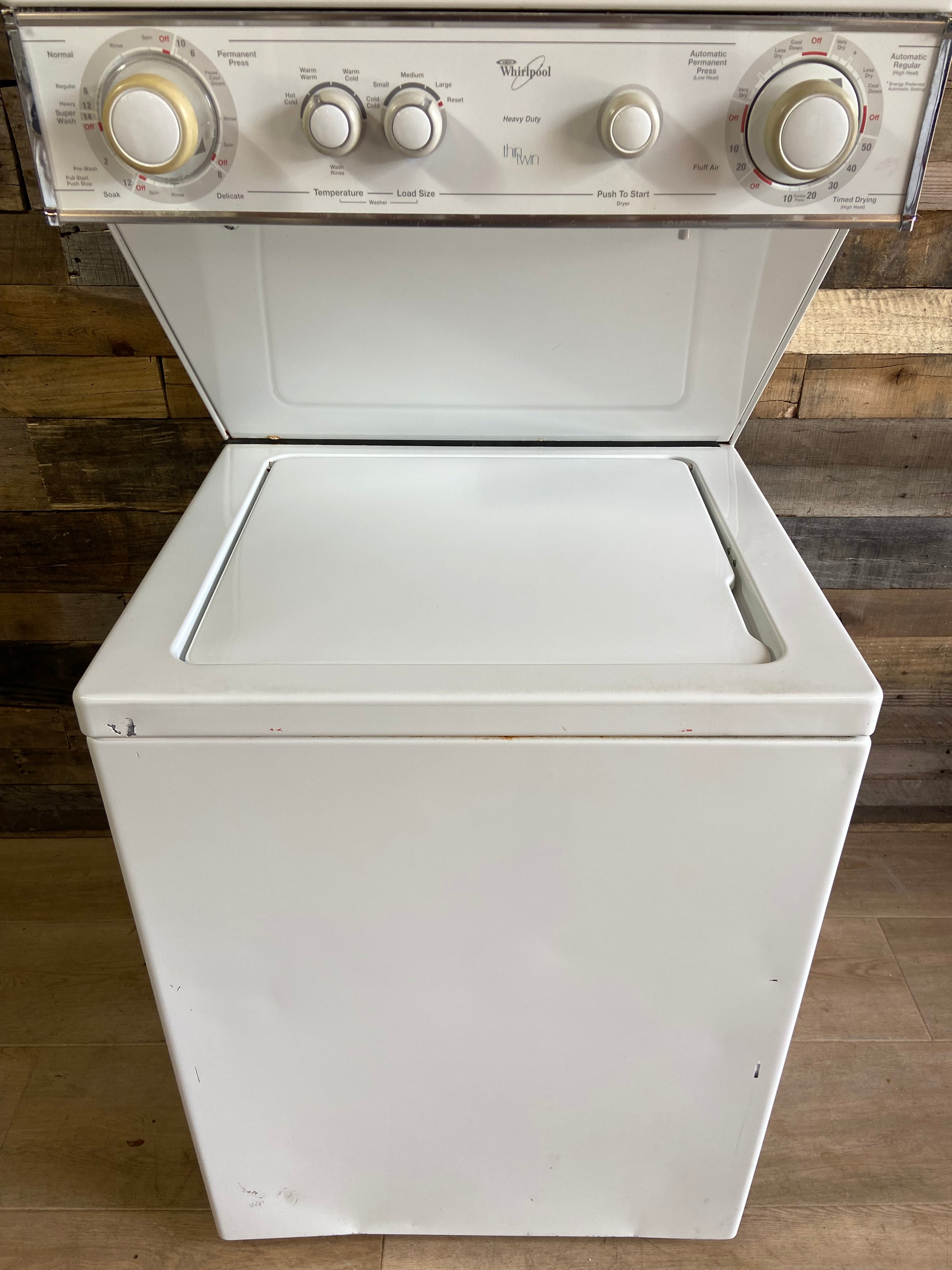 Whirlpool Thin Twin 24inch Stackable (240v)