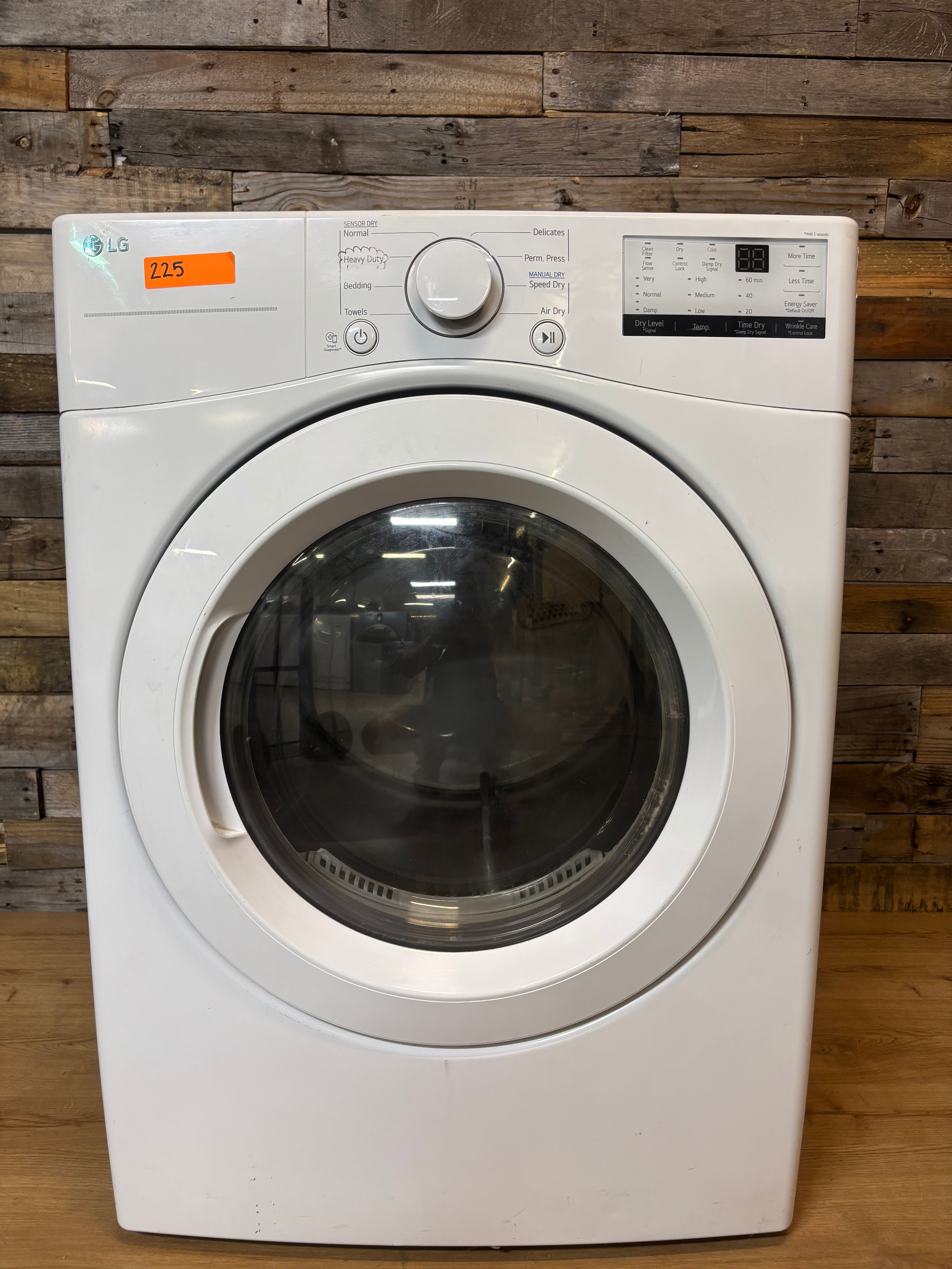 White LG Front Load Style dryer