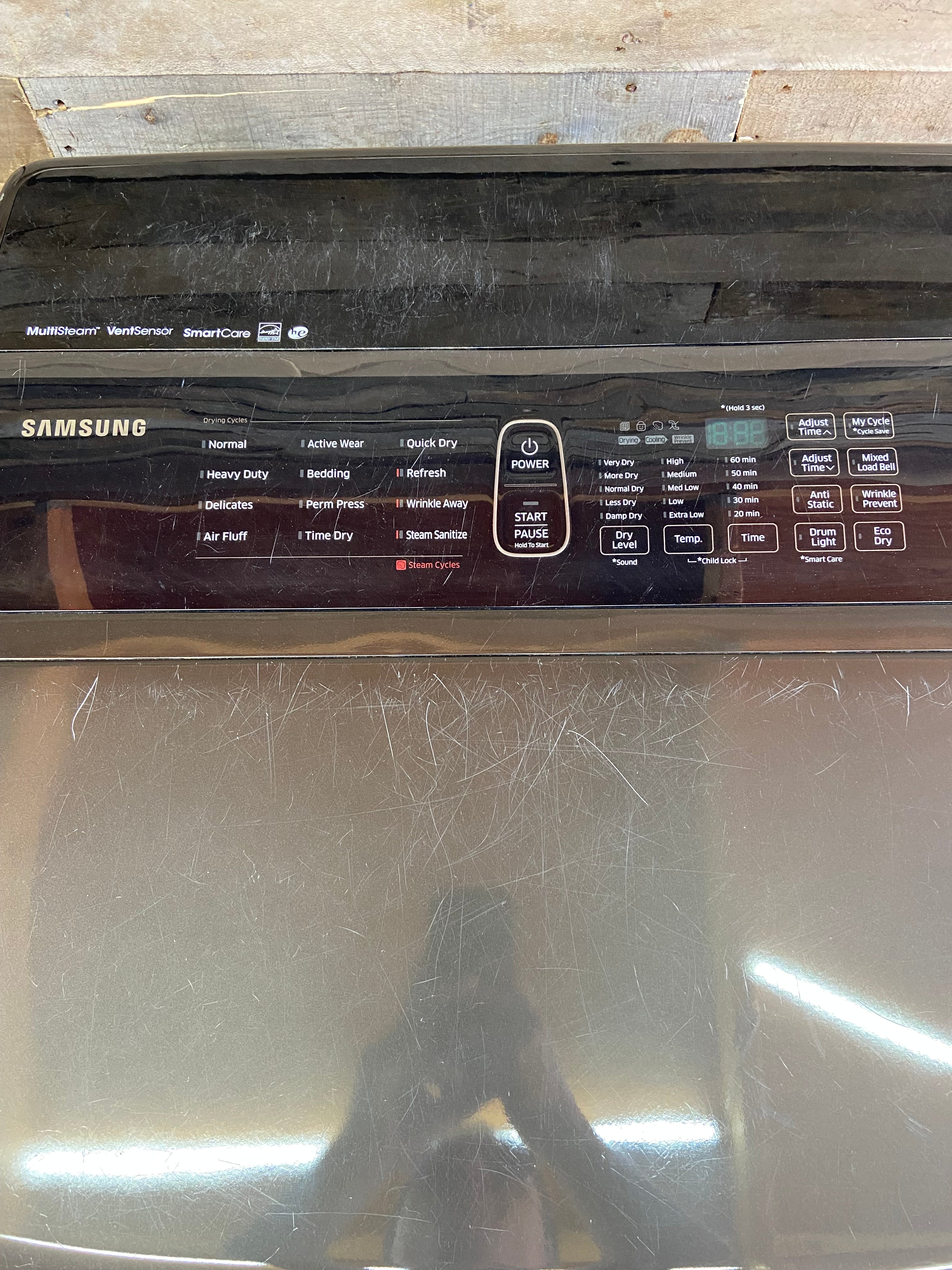 Samsung Black Stainless Extra Large Capacity Dryer