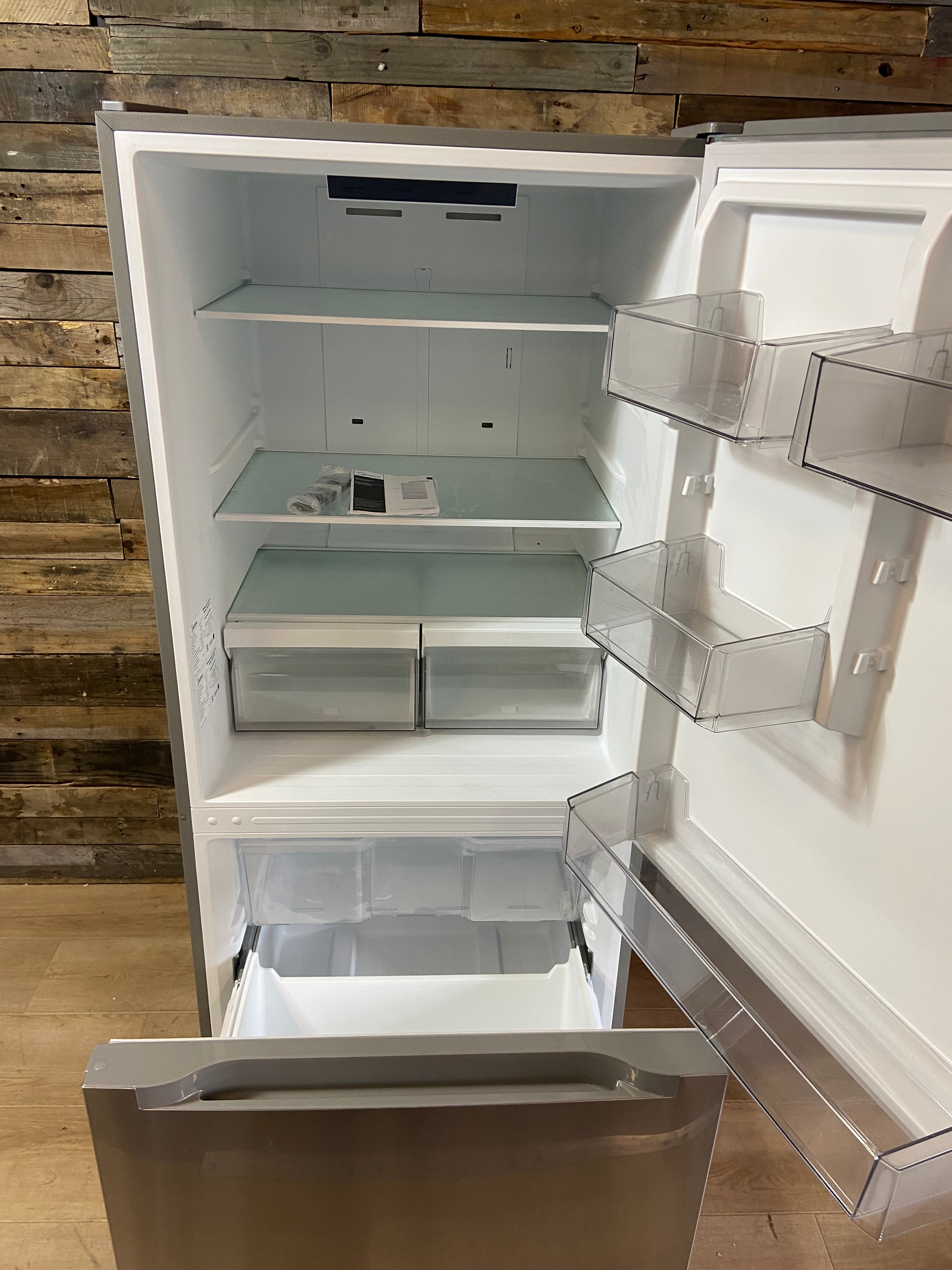 Midea 18.7 Cu. Ft. Top Freezer Refrigerator – Stainless Steel