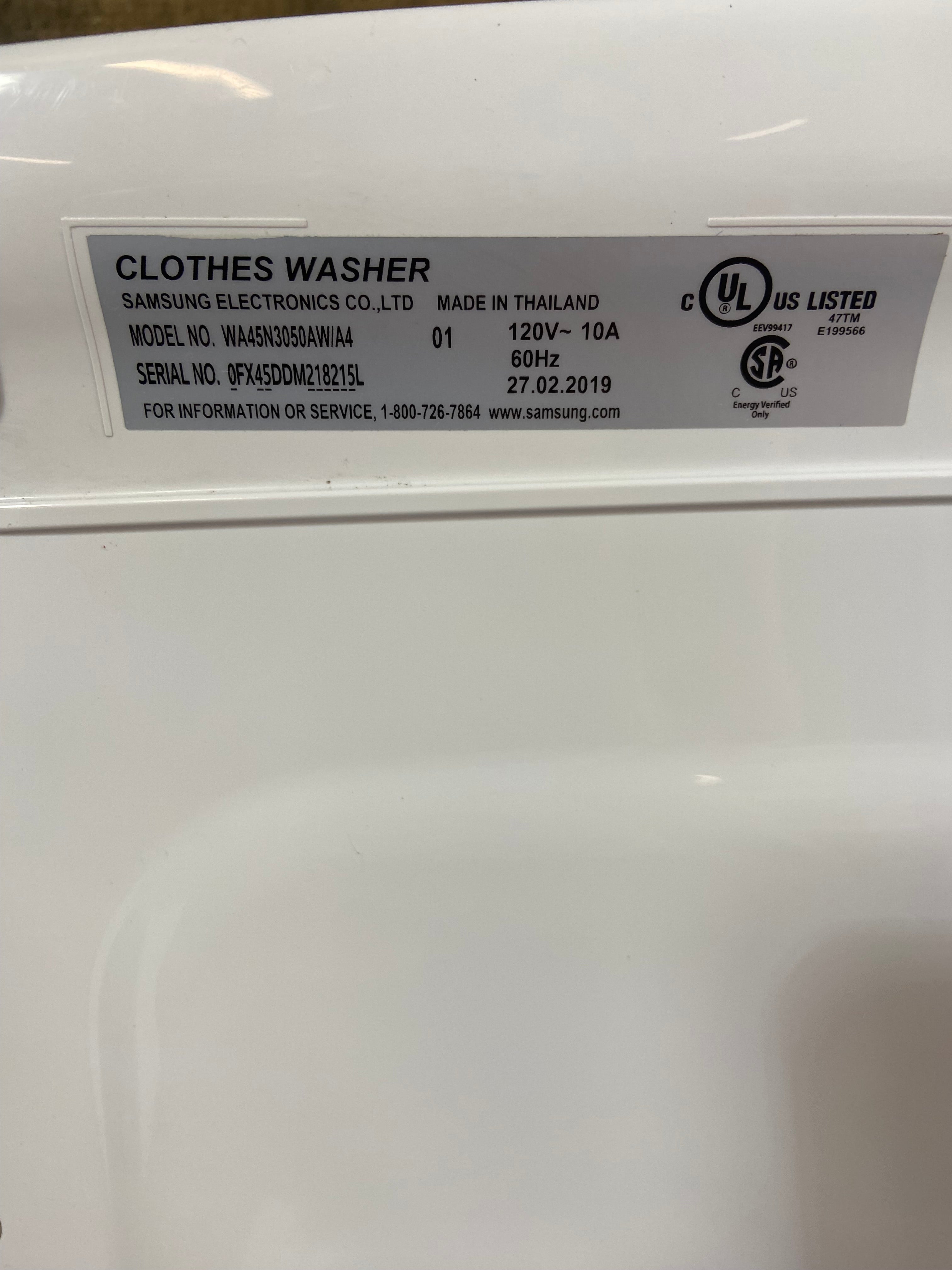 Samsung Large Capcity Top Load Washer & Dryer Set