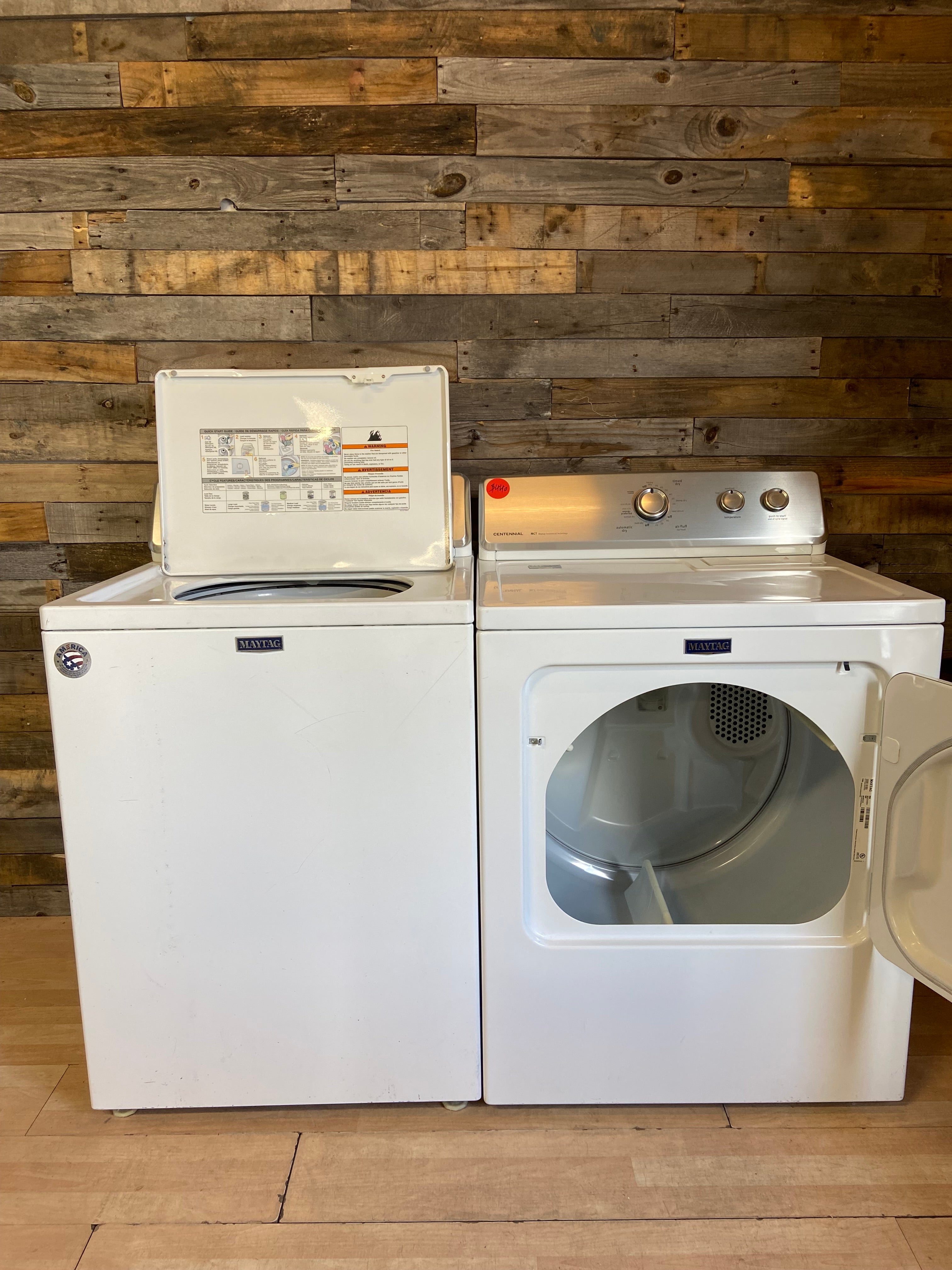 Maytag Centennial Top Load Set