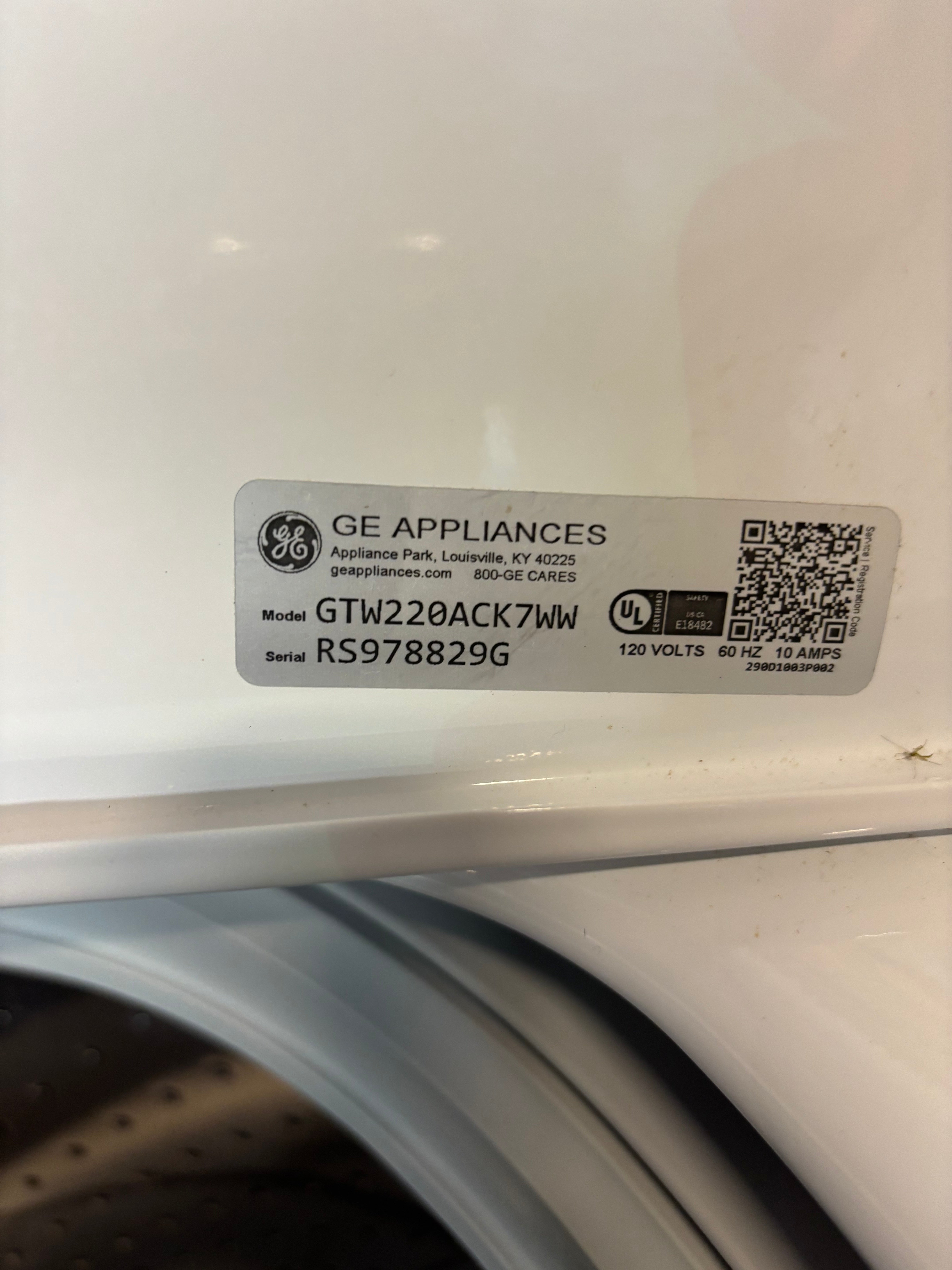 GE Top Load Washer