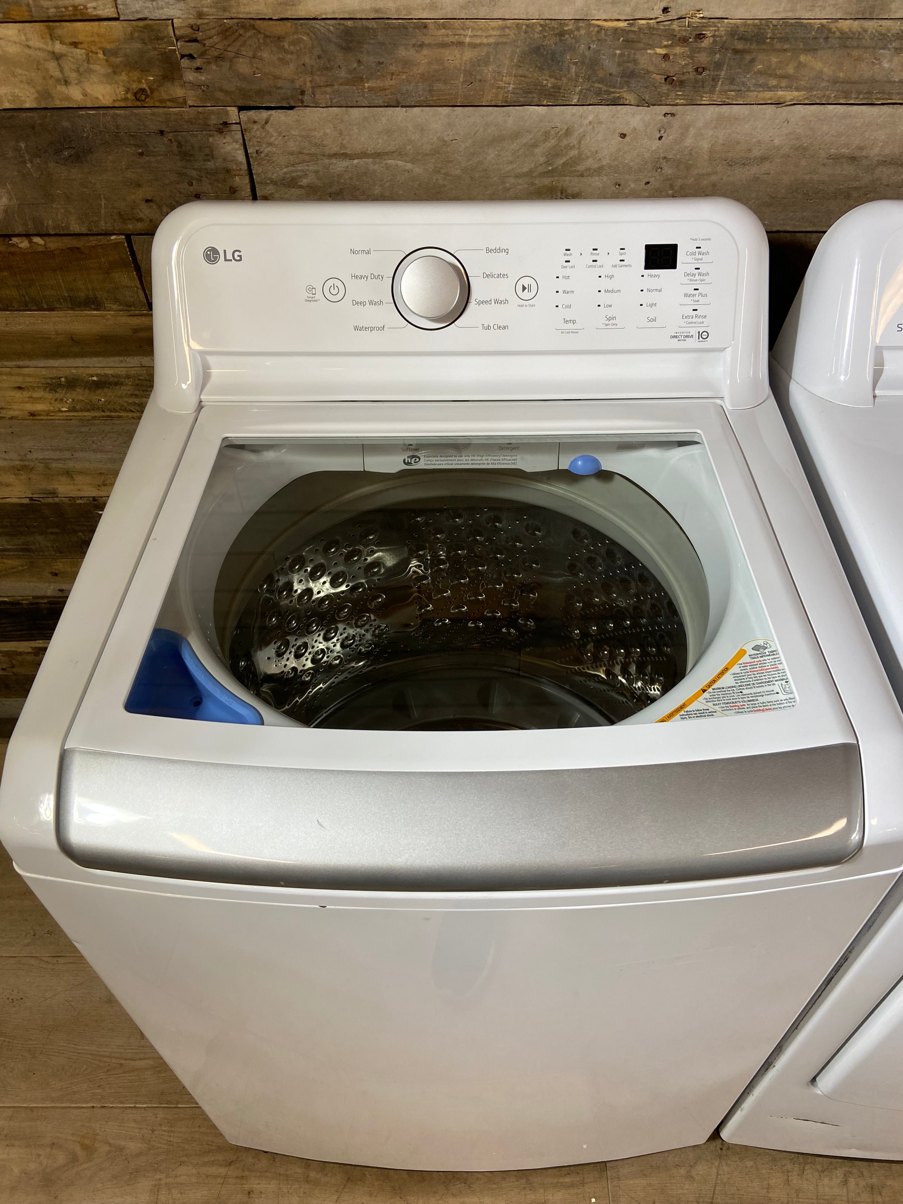 LG Top Load Large Capacity Washer & Dryer Set