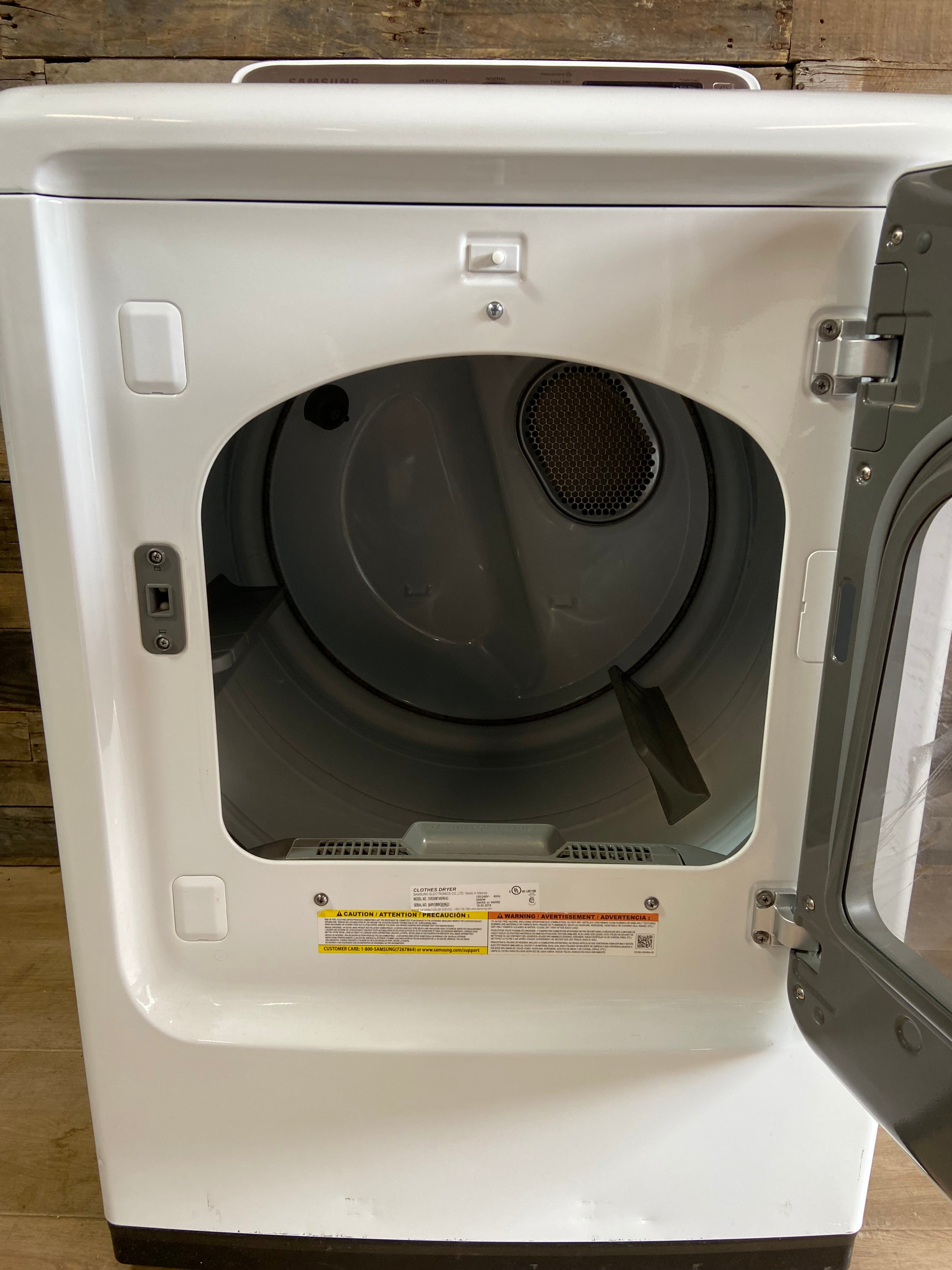 Samsung White SmartCare Steam Dryer