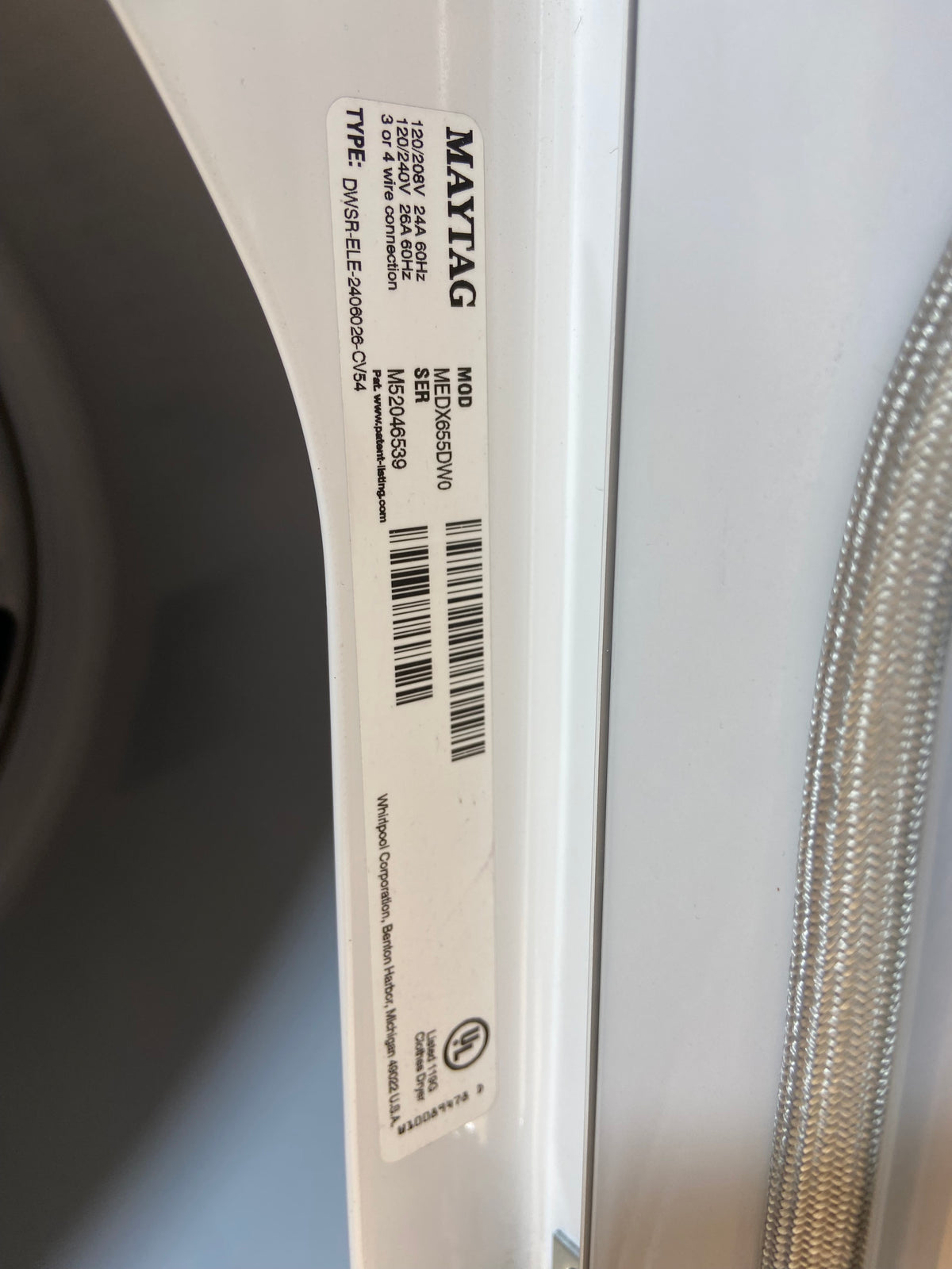 Maytag Large Capacity Dryer