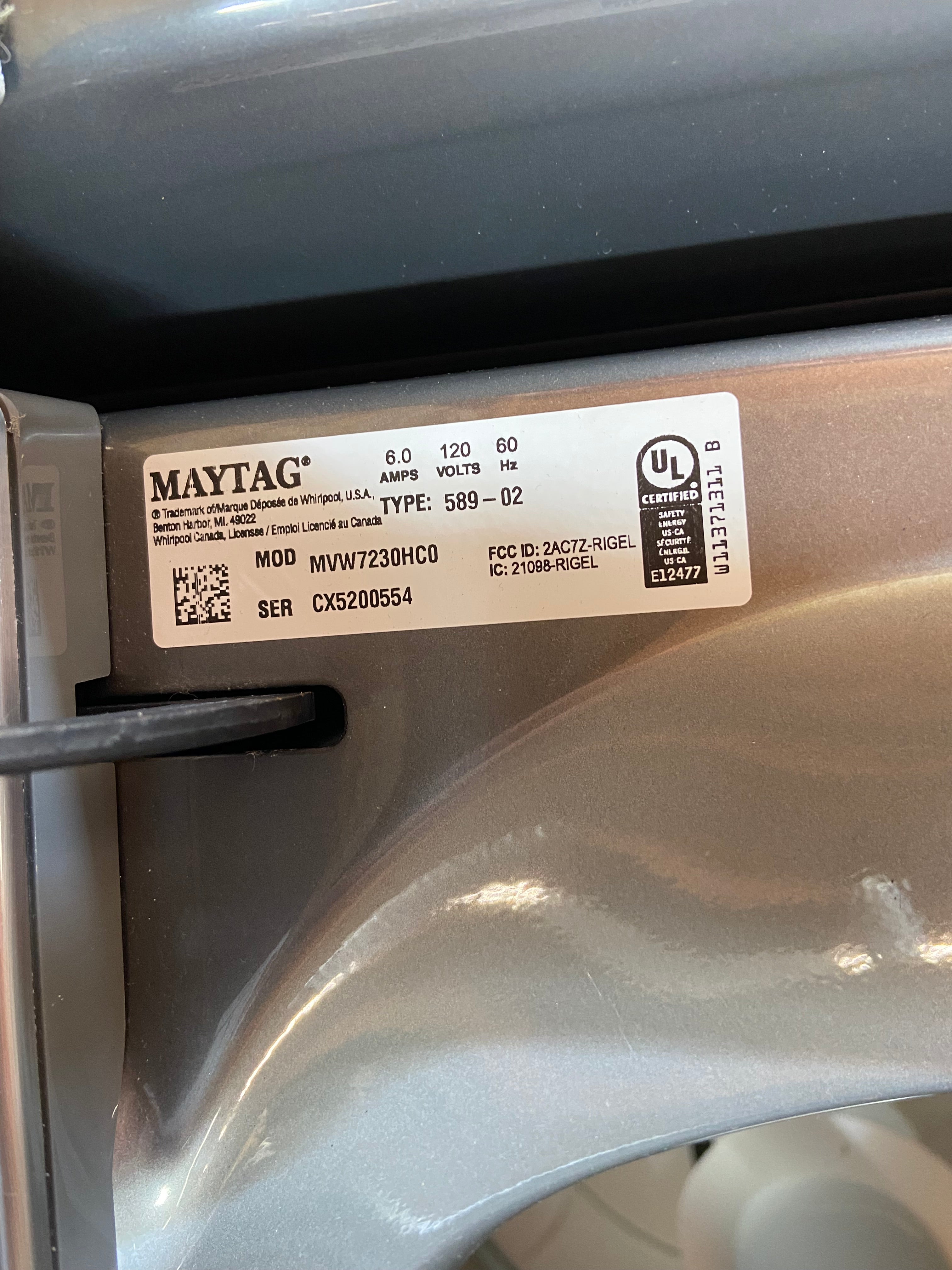 Maytag Stainless Top Load Extra Power Washer & Dryer Set