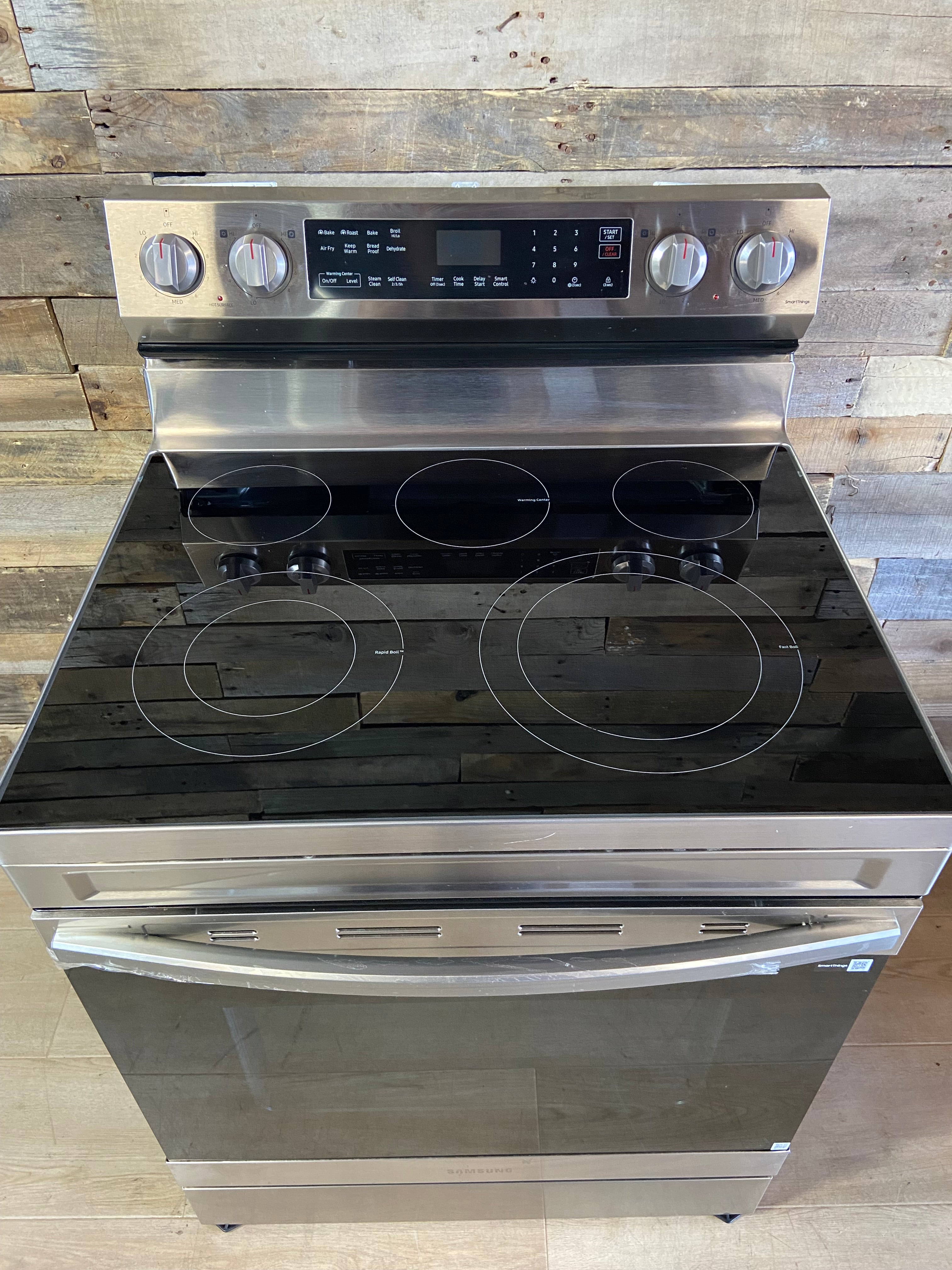 Samsung 6.3 Cu. Ft. Electric Range with Air Fry & Convection Oven – Fingerprint Resistant Stainless Steel