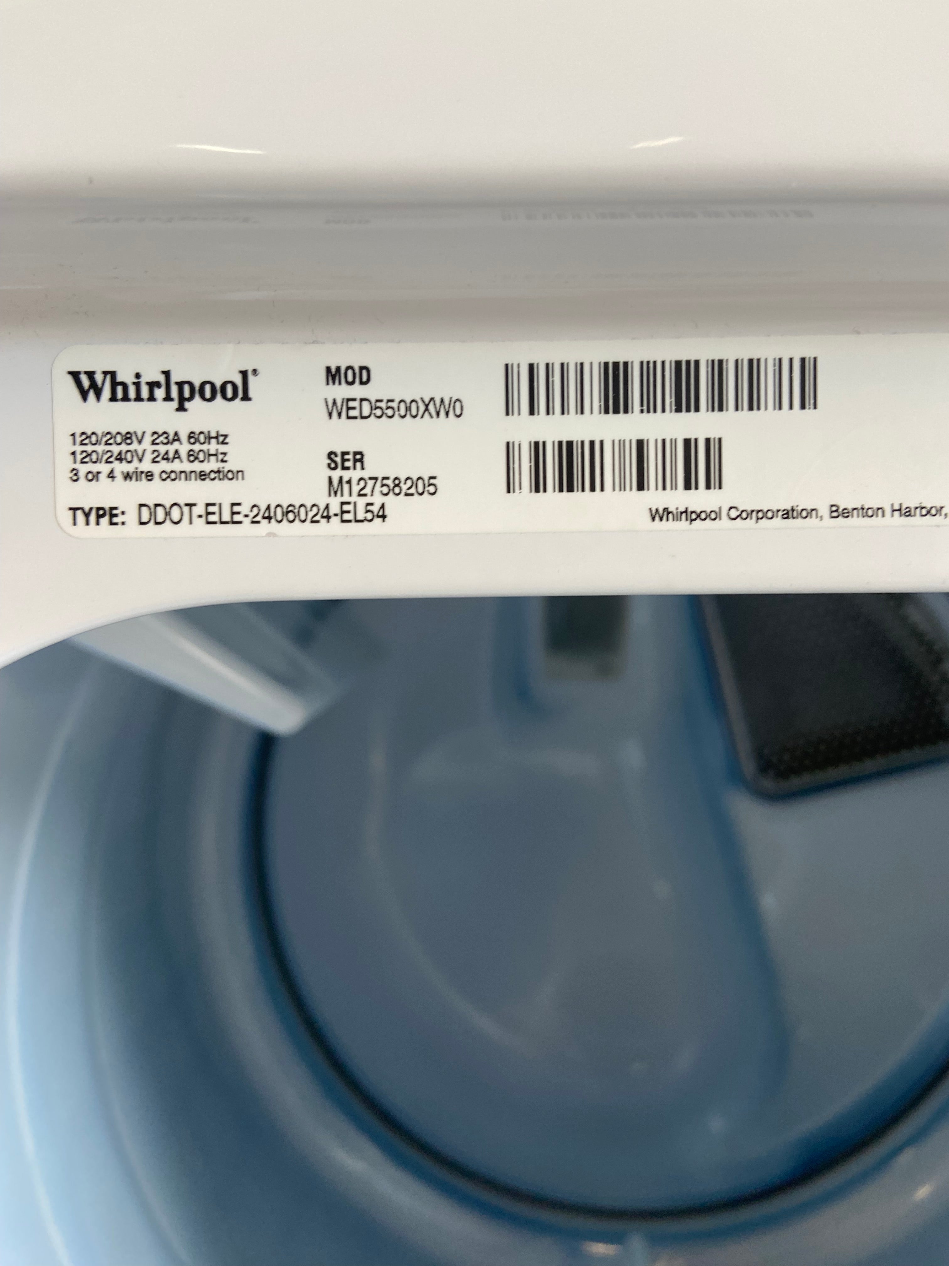Whirlpool Cabrio Washer & Dryer Set
