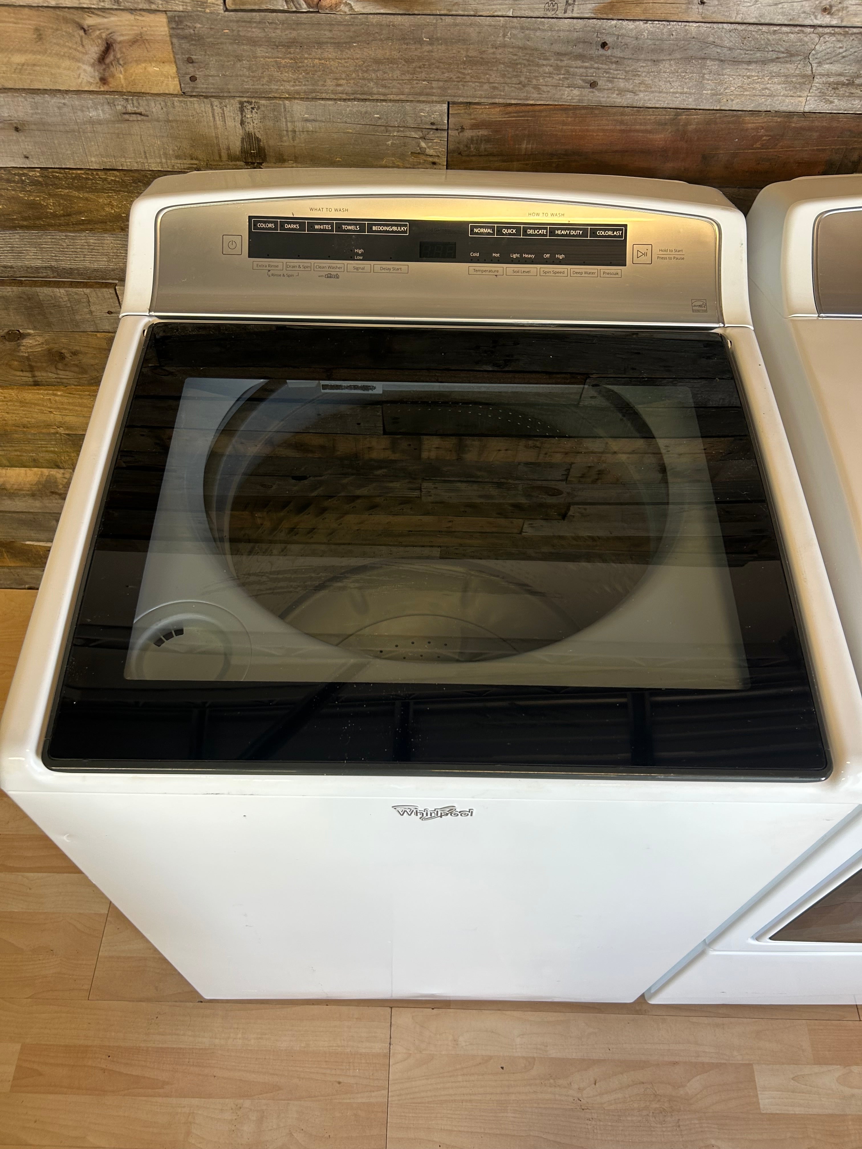Whirlpool Silver Face Glass Top Set