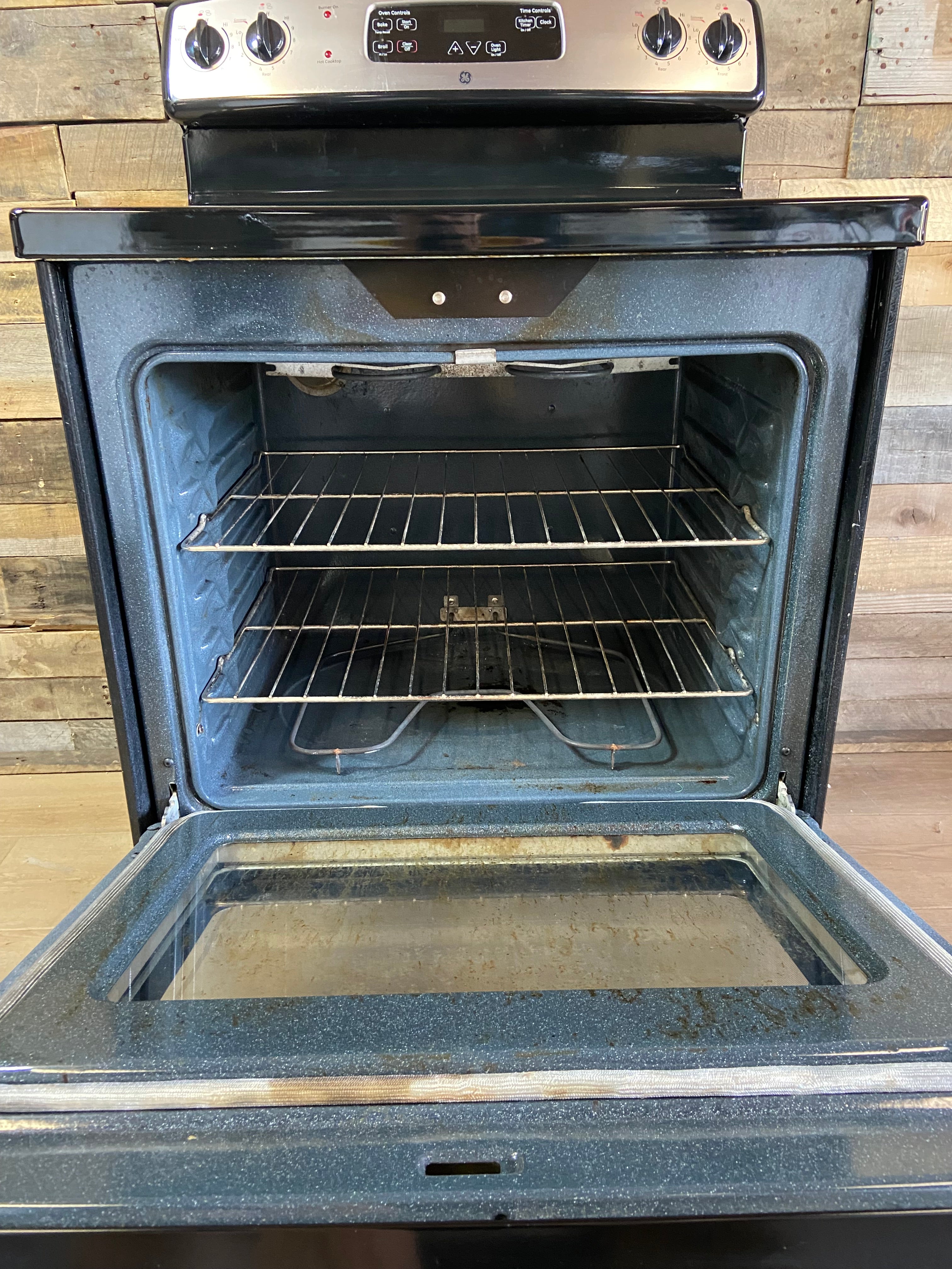 GE Stainless Glass Top Range