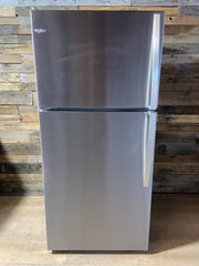 Whirlpool 30” Stainless Steel Top/Bottom Refrigerator With Ice Maker
