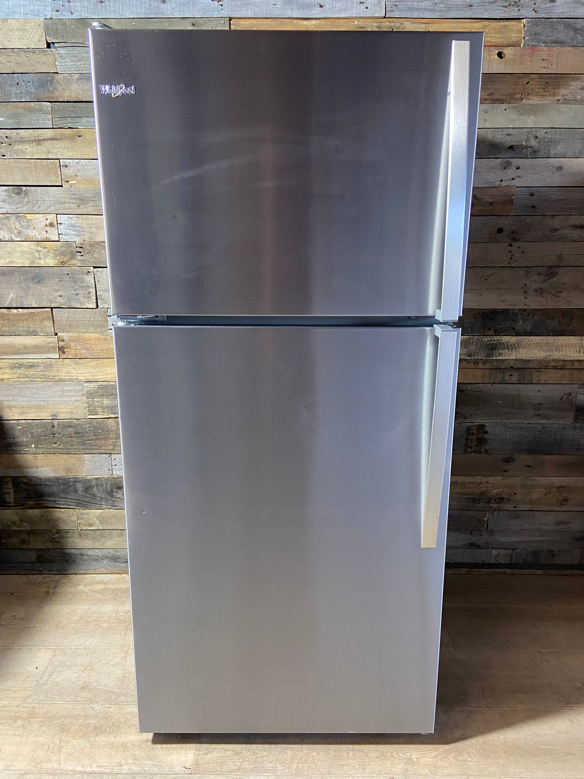 Whirlpool 30” Stainless Steel Top/Bottom Refrigerator With Ice Maker