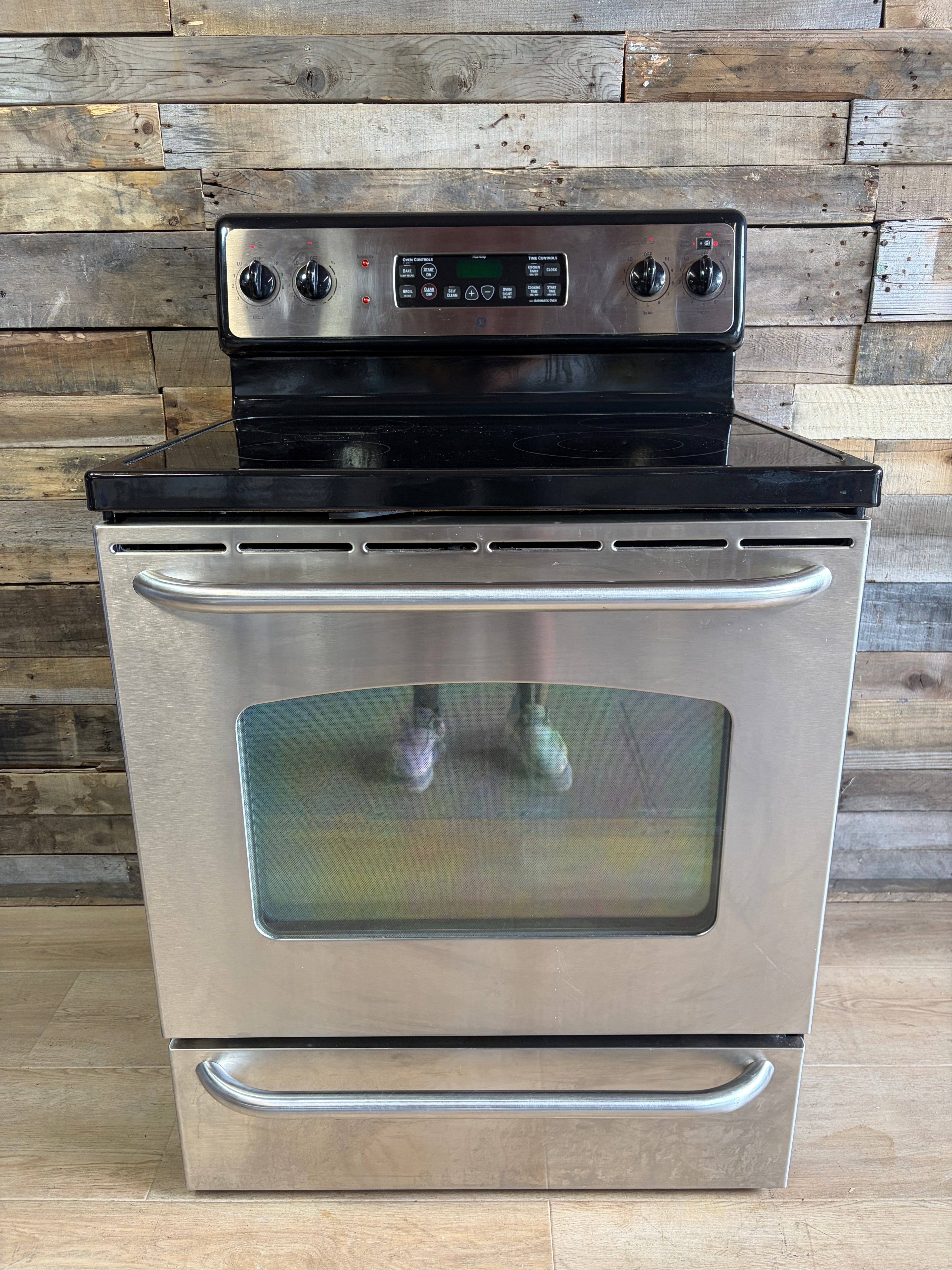 GE Stainless 5 Burner Glass Top Range