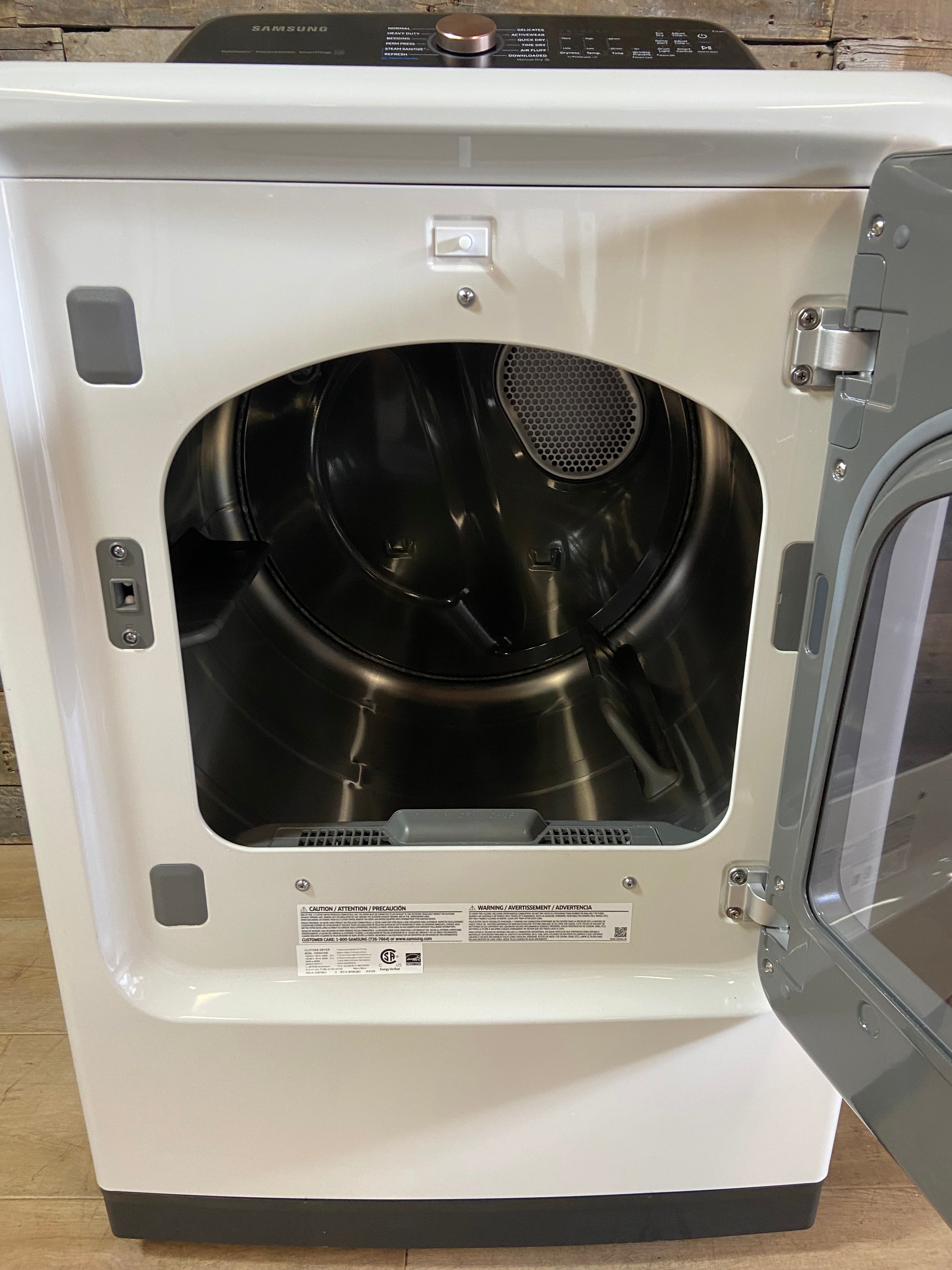 Samsung 7.4-cu ft Vented Electric Dryer with Steam Cycle (Ivory)