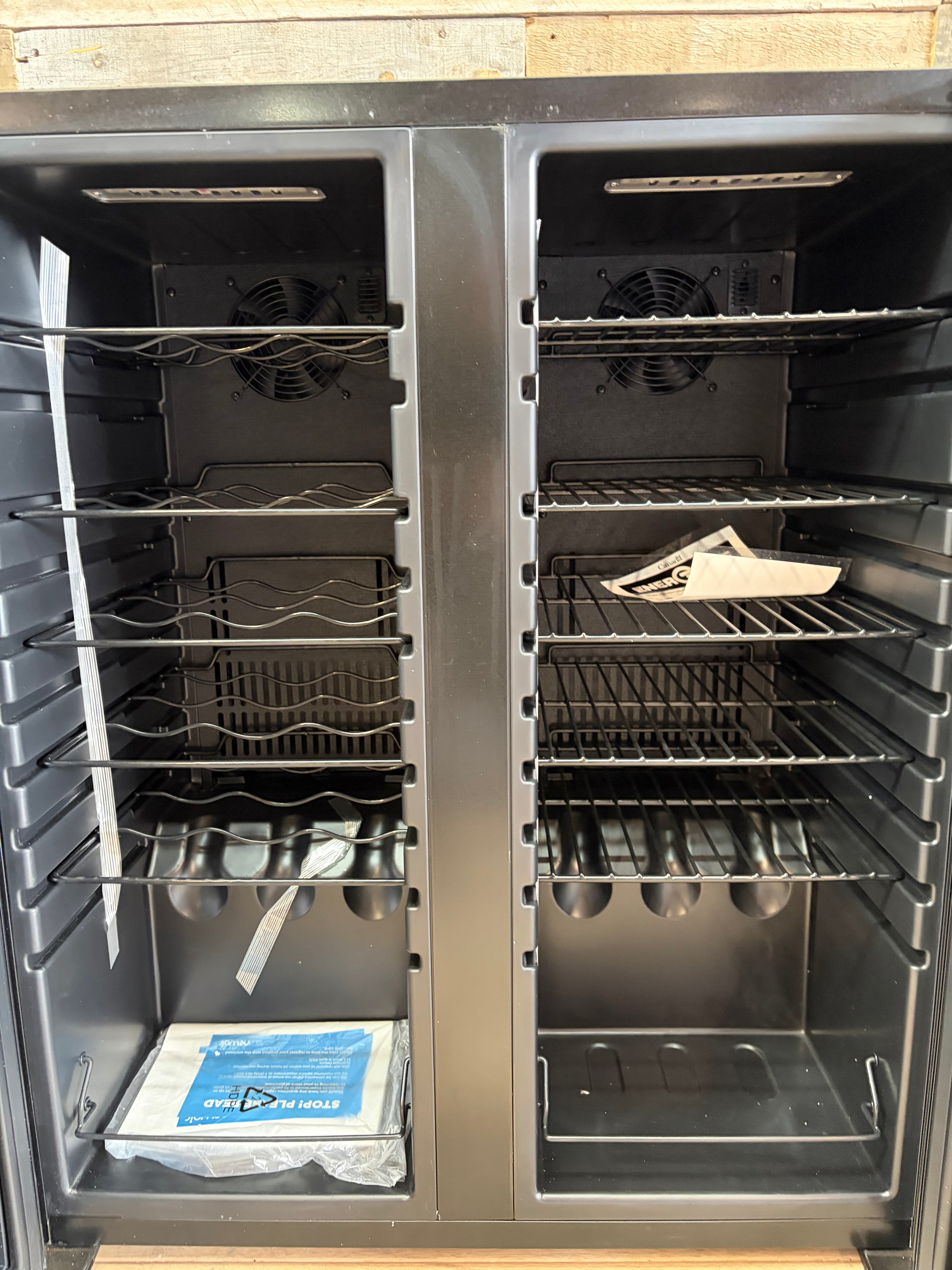 NewAir Shadow Series Dual-Zone Wine & Beverage Cooler