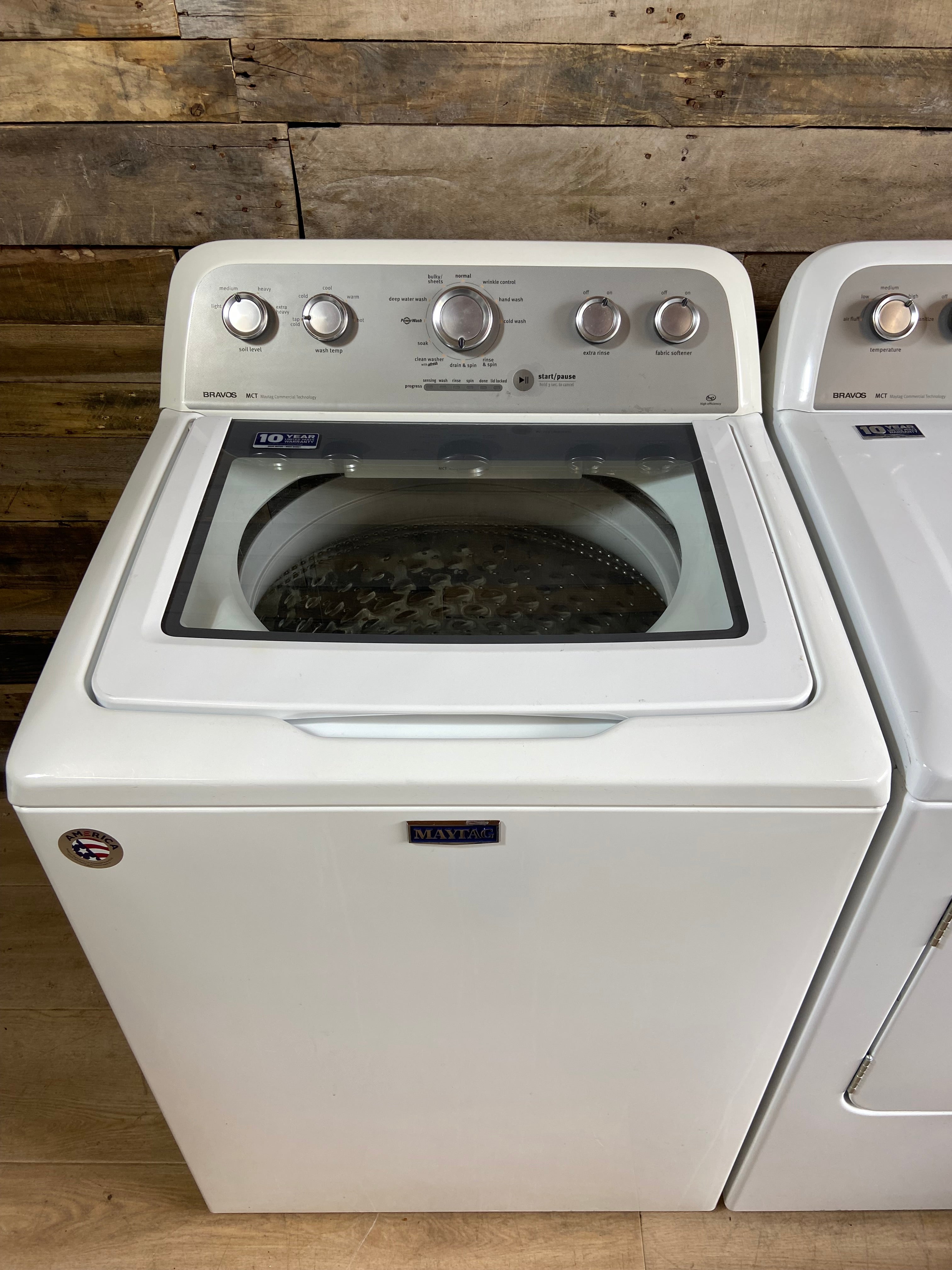 Maytag Bravos MCT Washer & Dryer Set