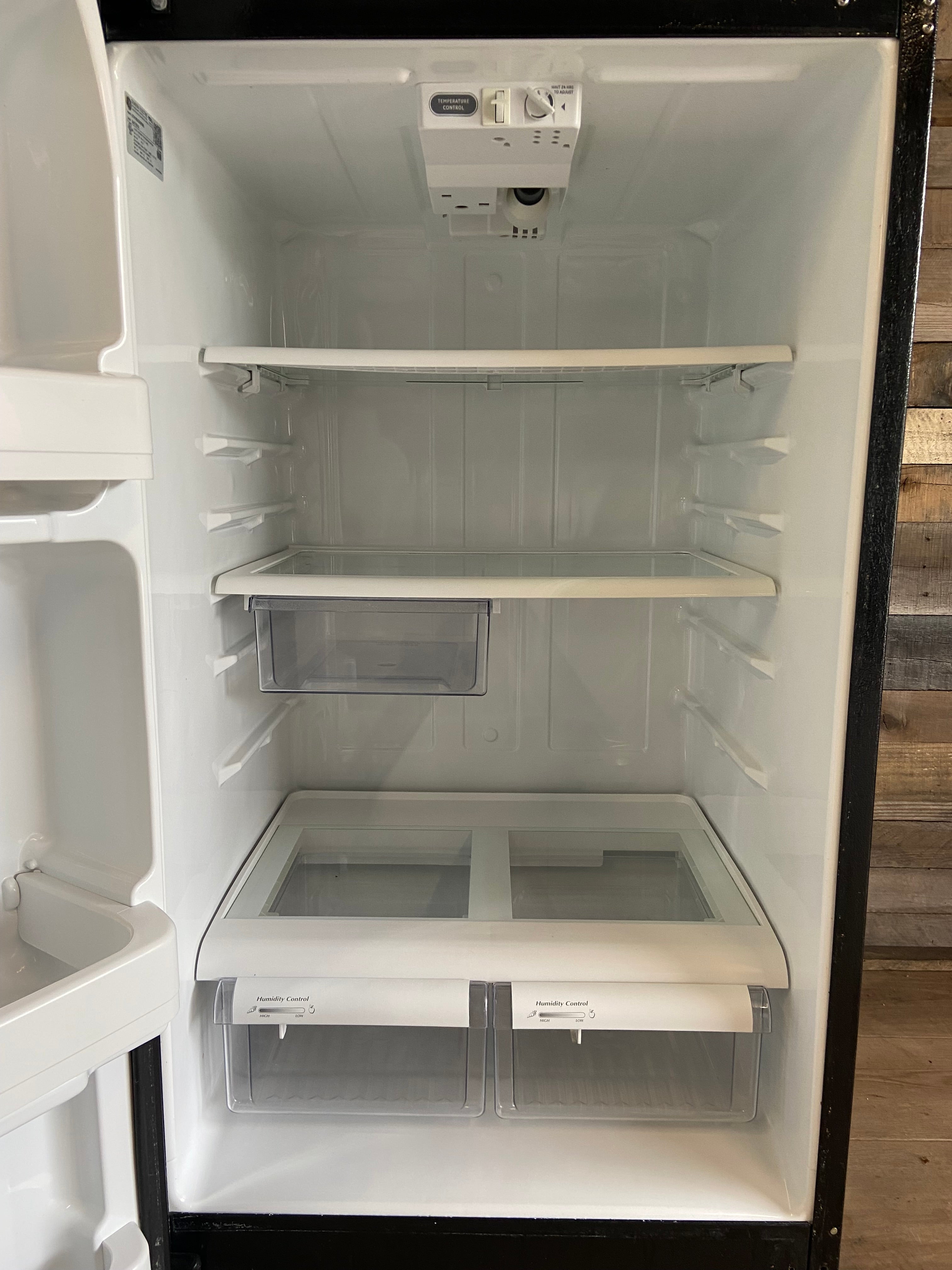 GE Black Top Freezer Refrigerator
