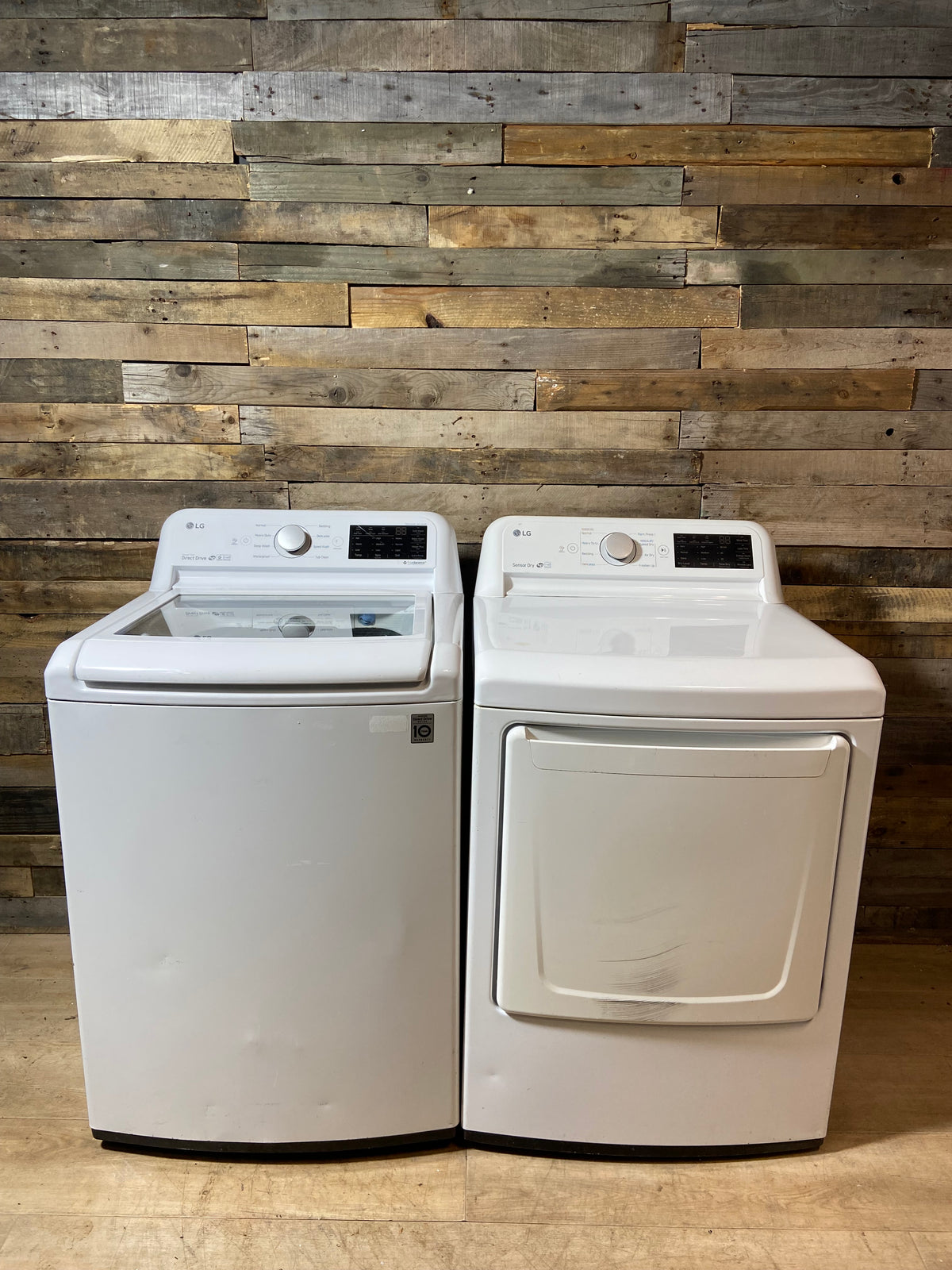 LG Direct Drive Large Capacity Washer & Dryer Set