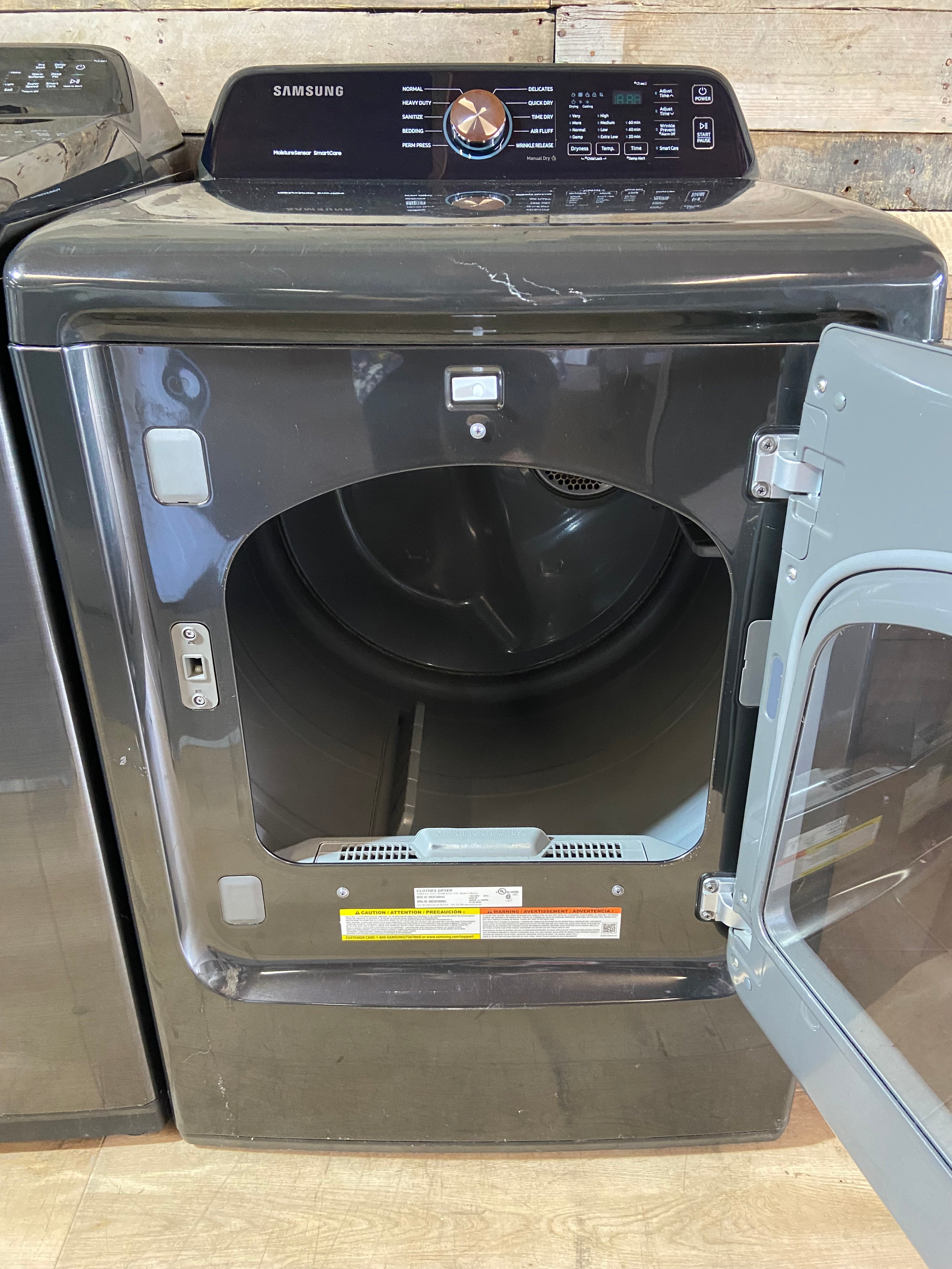 Samsung Black Stainless Washer & Dryer Set