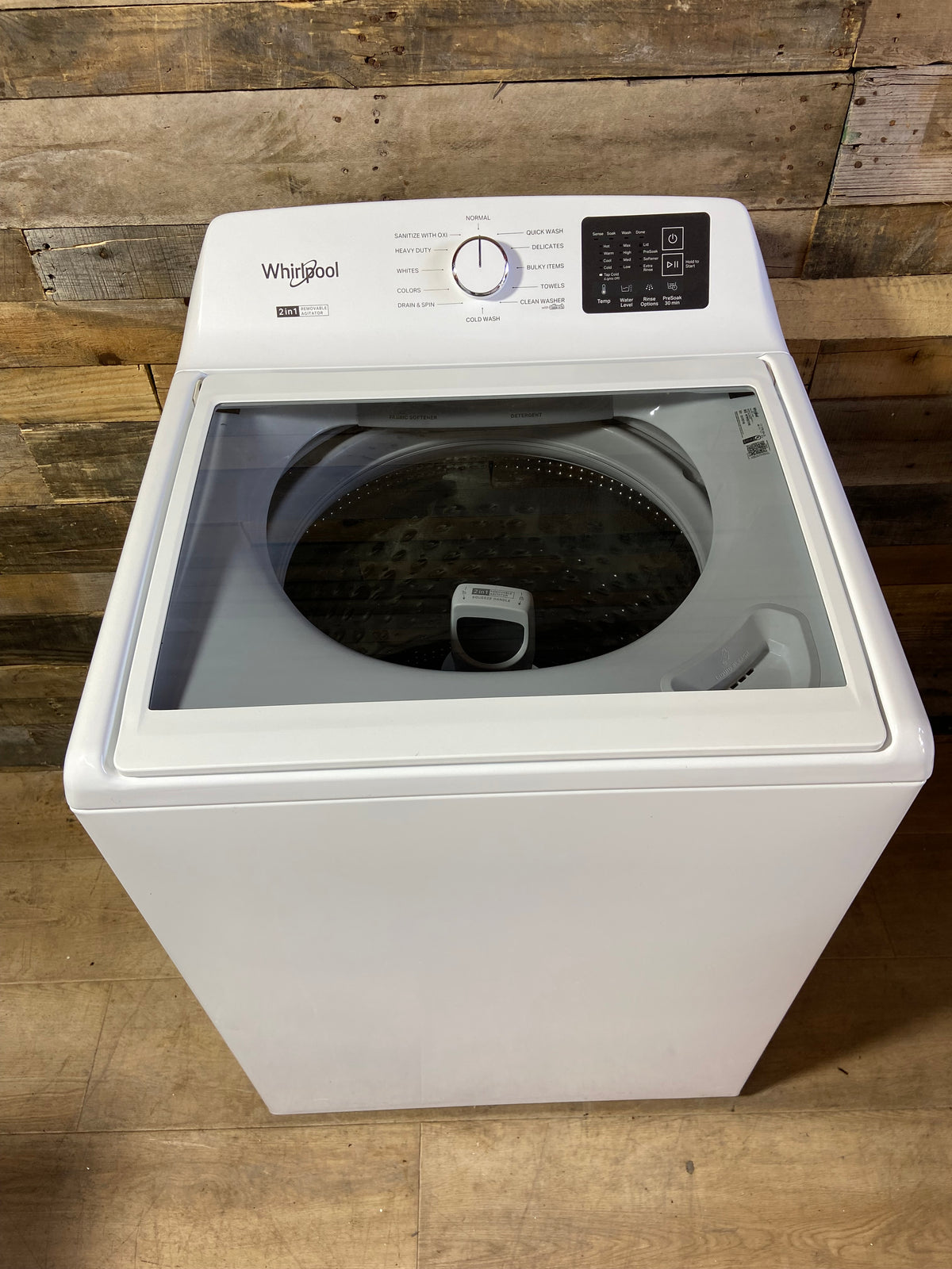 Whirlpool 2in1 Removable Agitator Washer