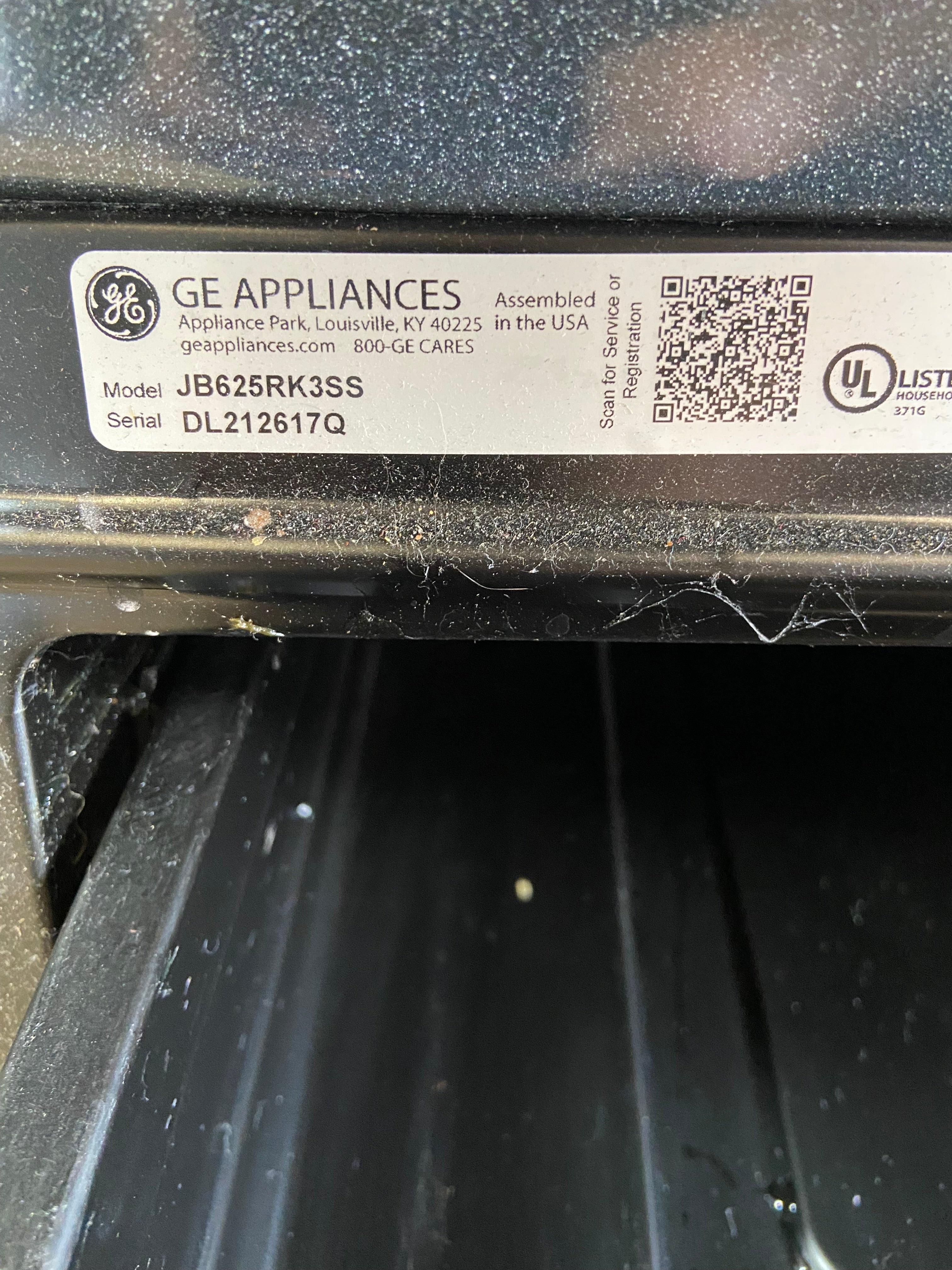 GE Stainless 4 Burner Range