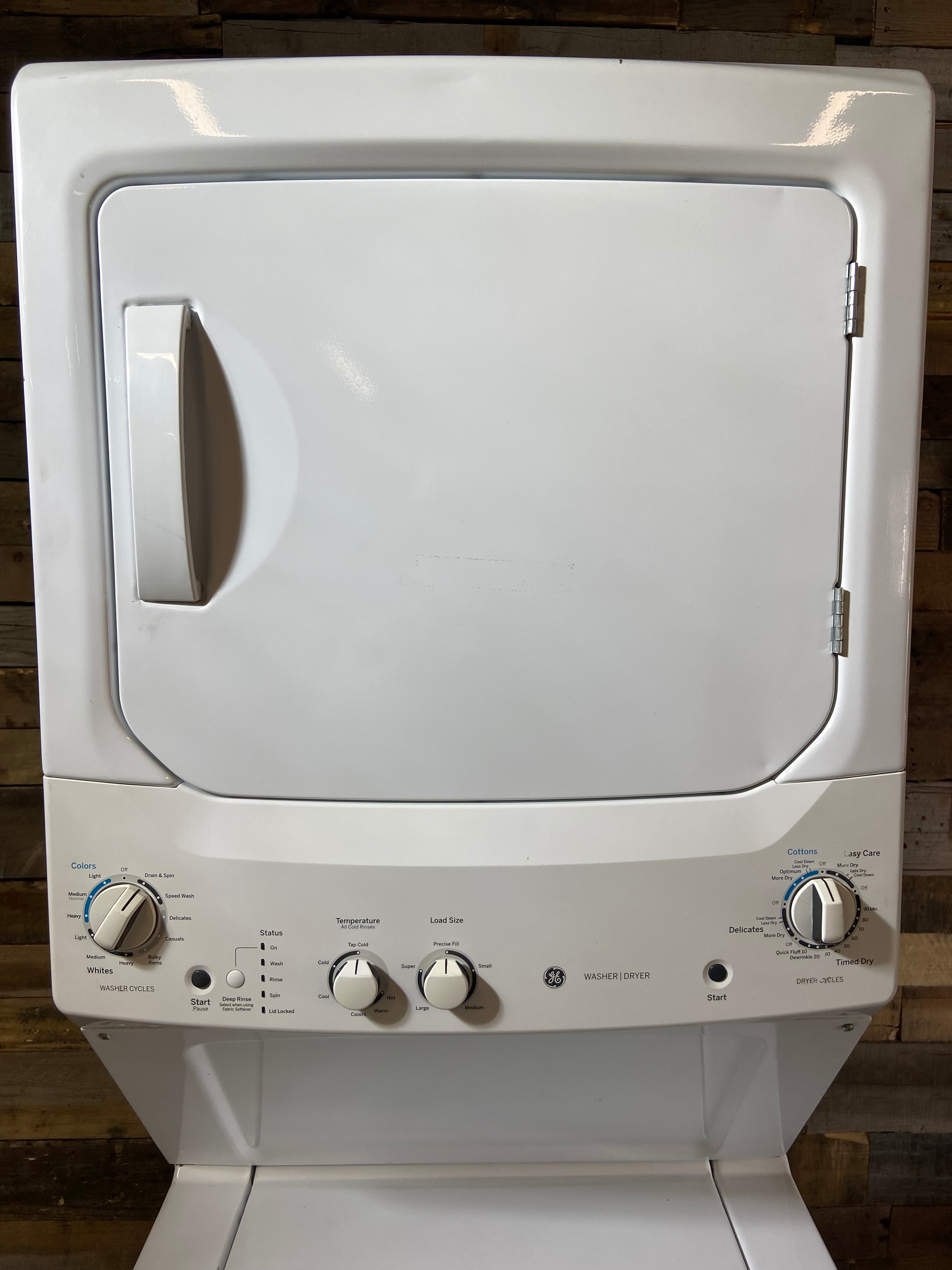 GE 27 inch Stackable Washer & Dryer