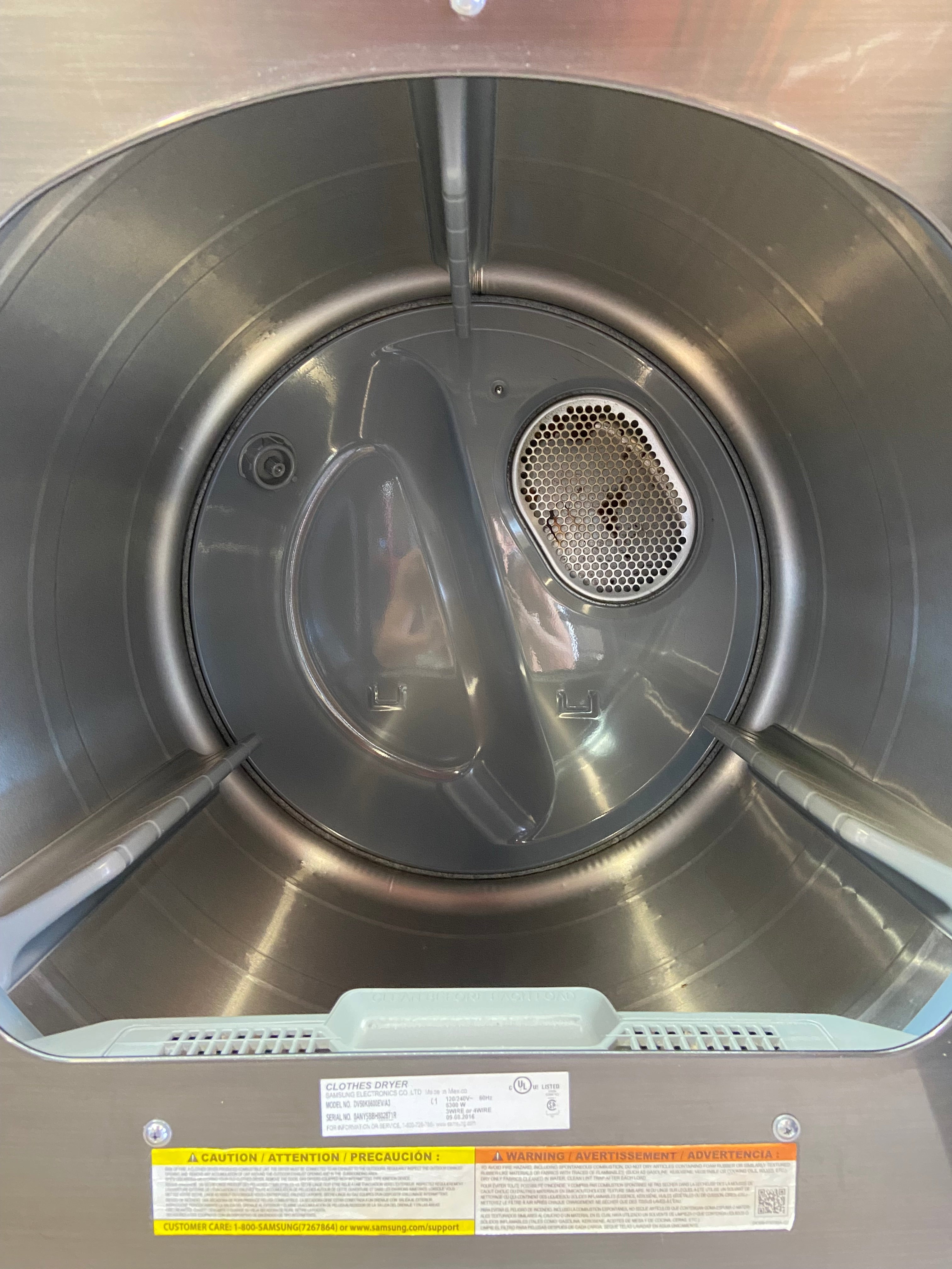 Samsung Black Stainless Extra Large Capacity Dryer