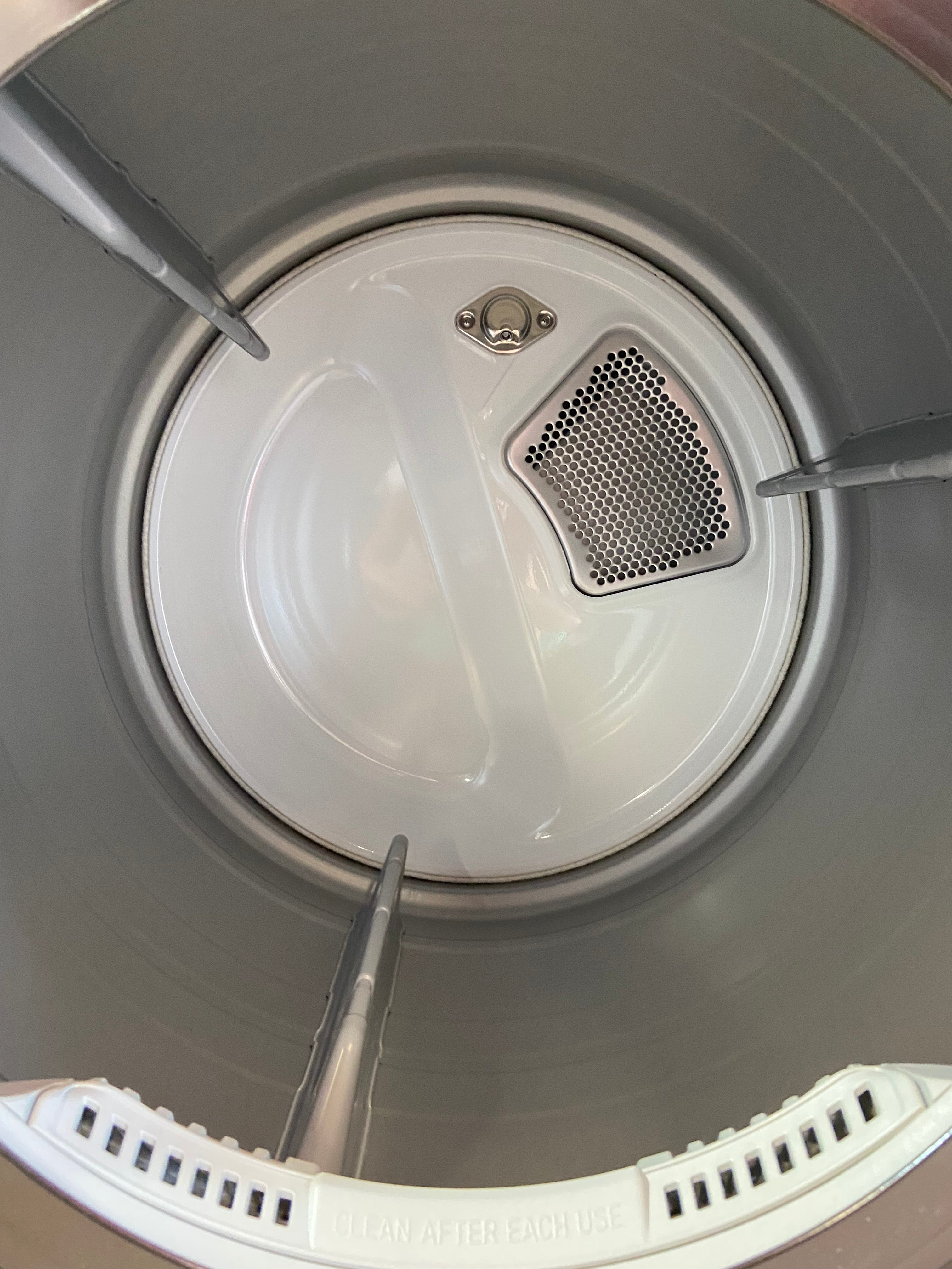 LG Thin Q Grey Rose Gold Front Load Set Gas Dryer