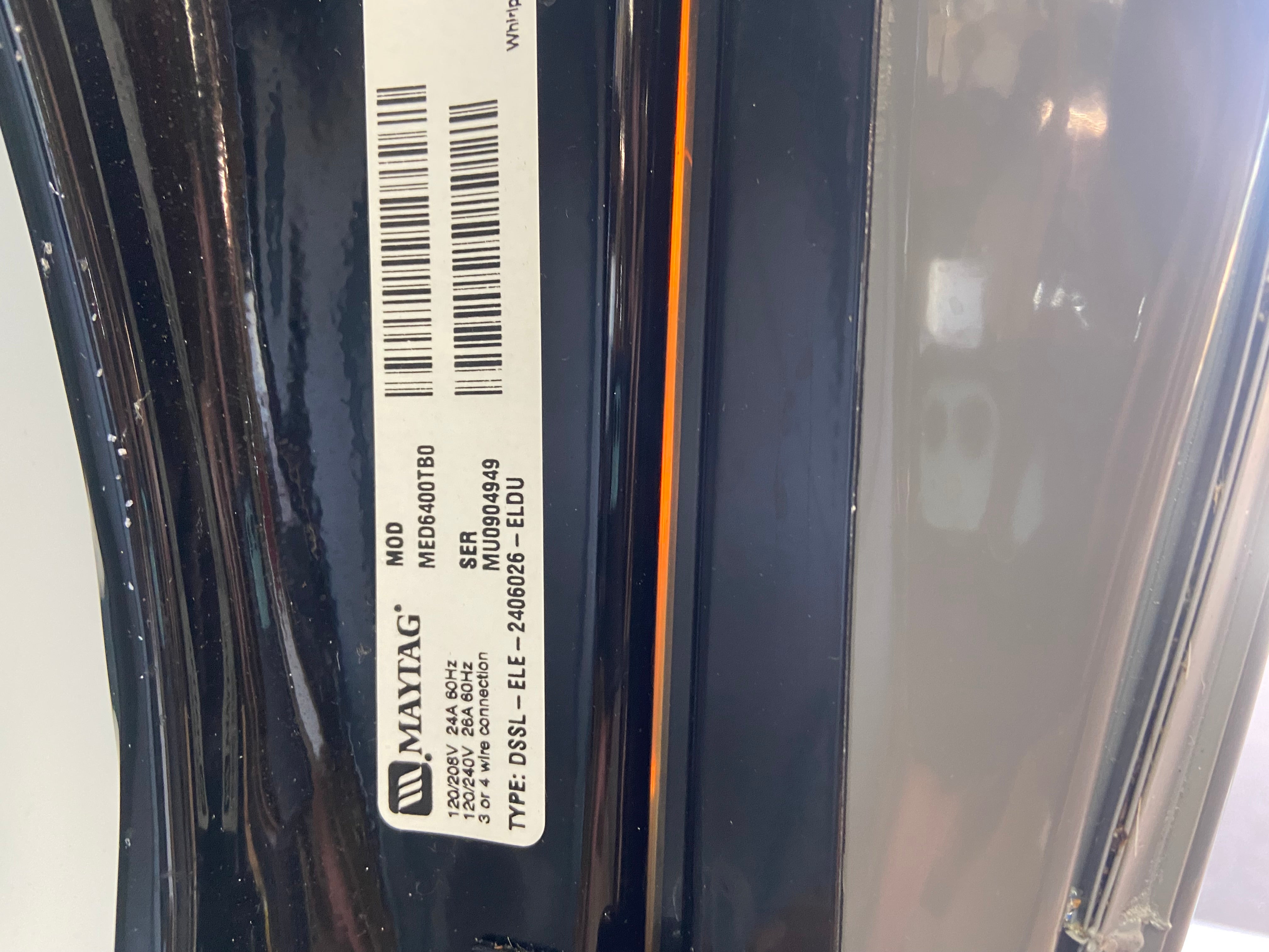 Maytag Bravos Black Dryer