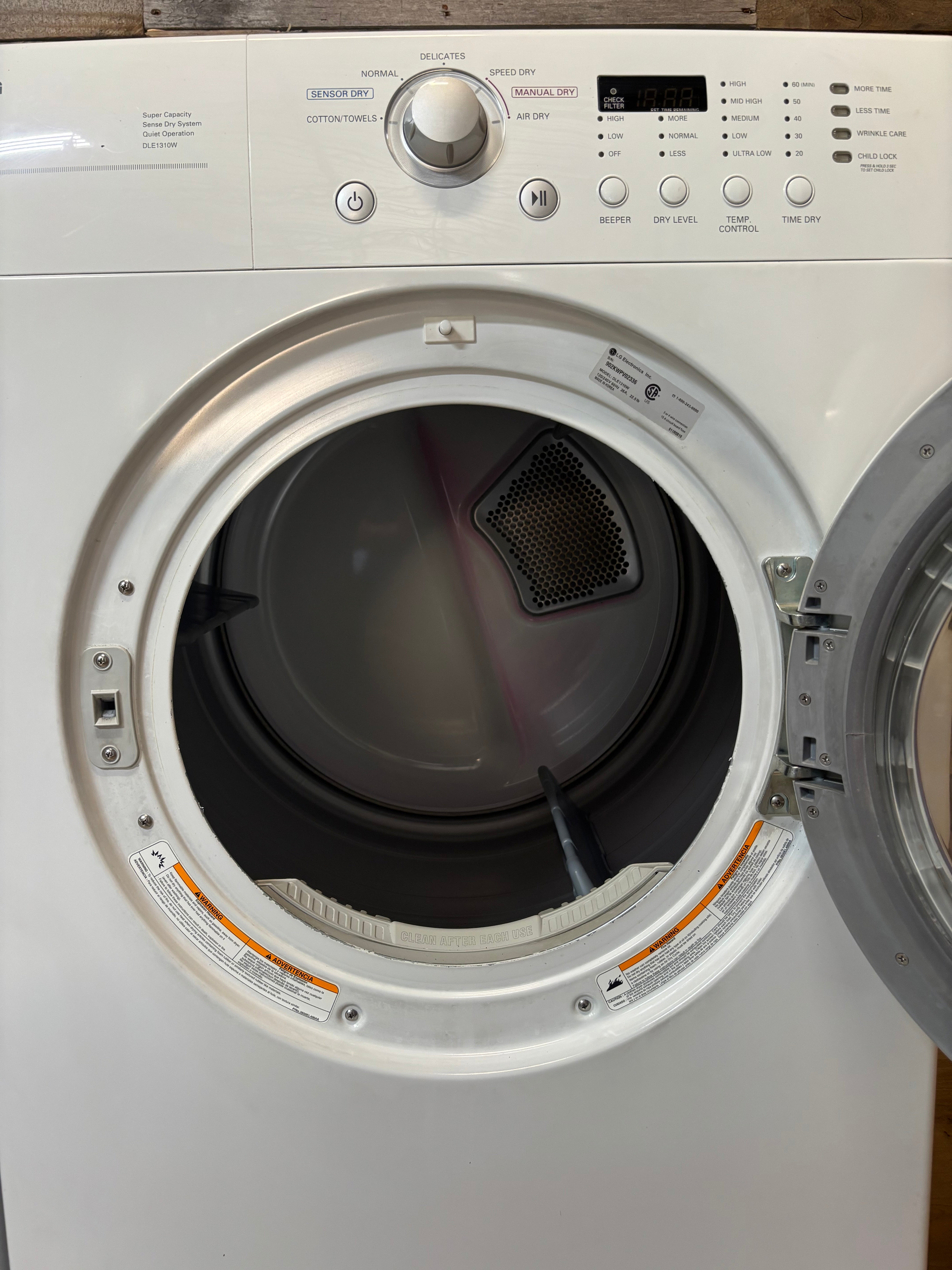 LG White Door Front Load Set