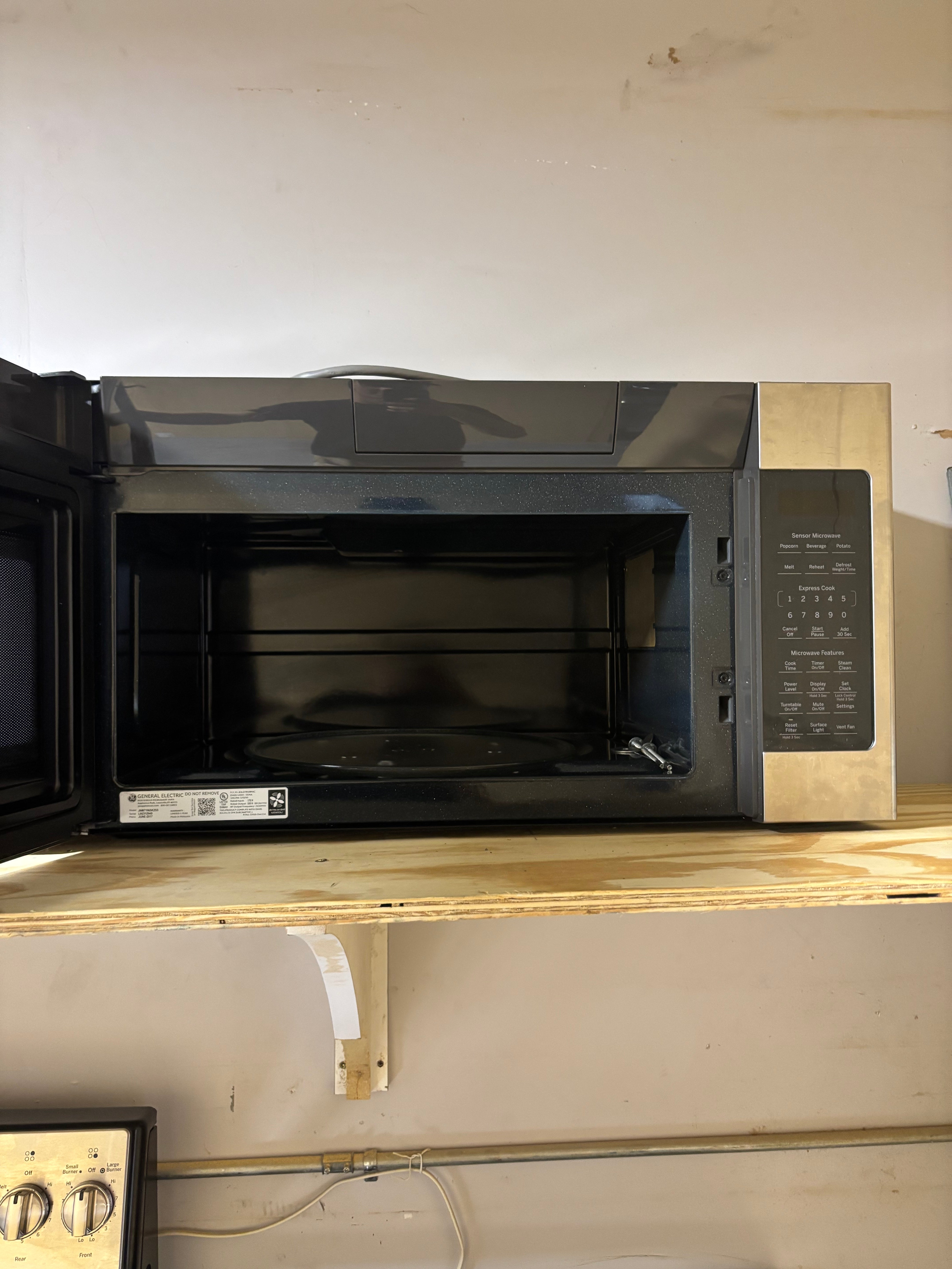 GE Stainless Microwave