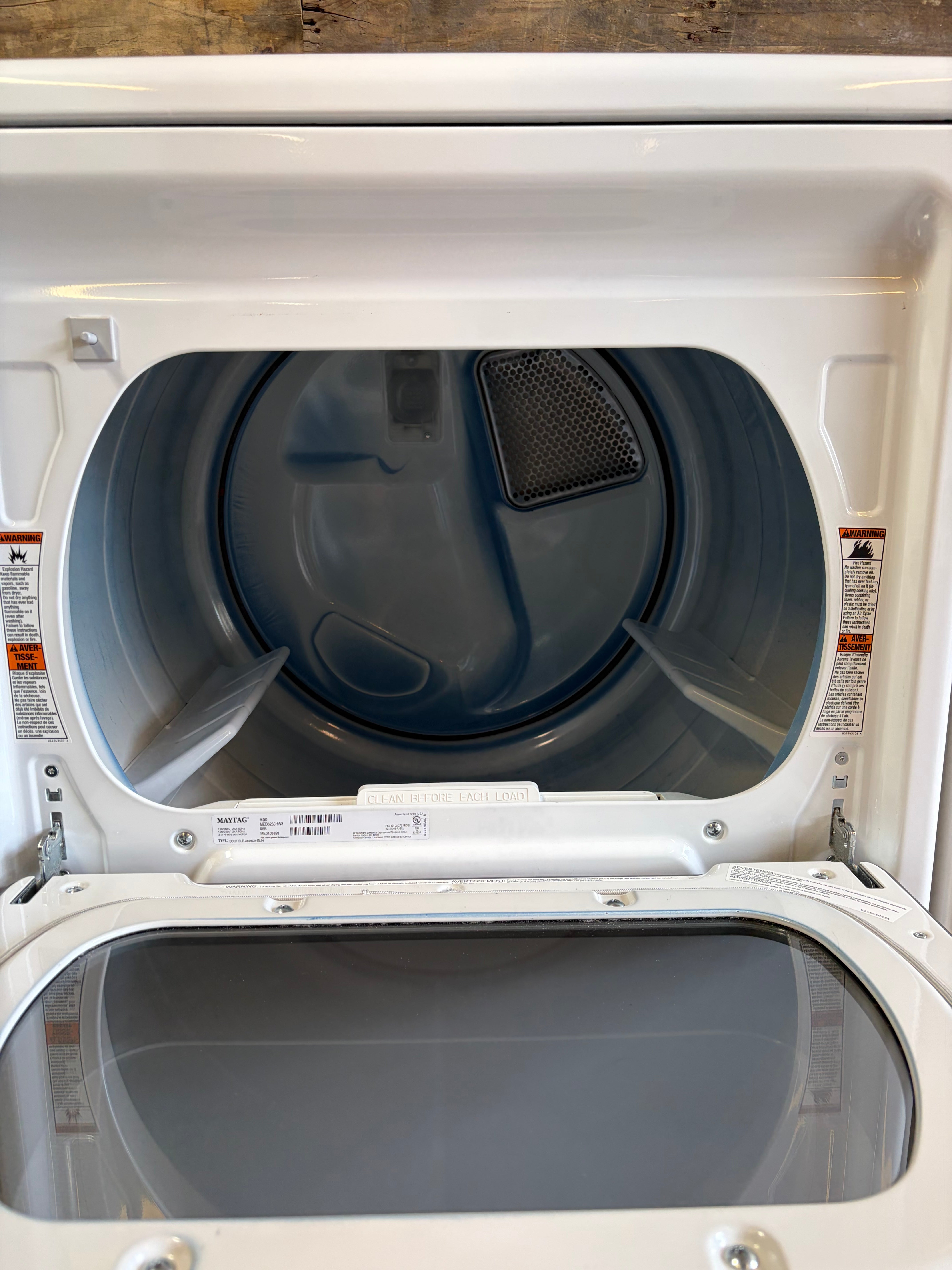 Maytag Large Capacity Glass Door Top Load Set