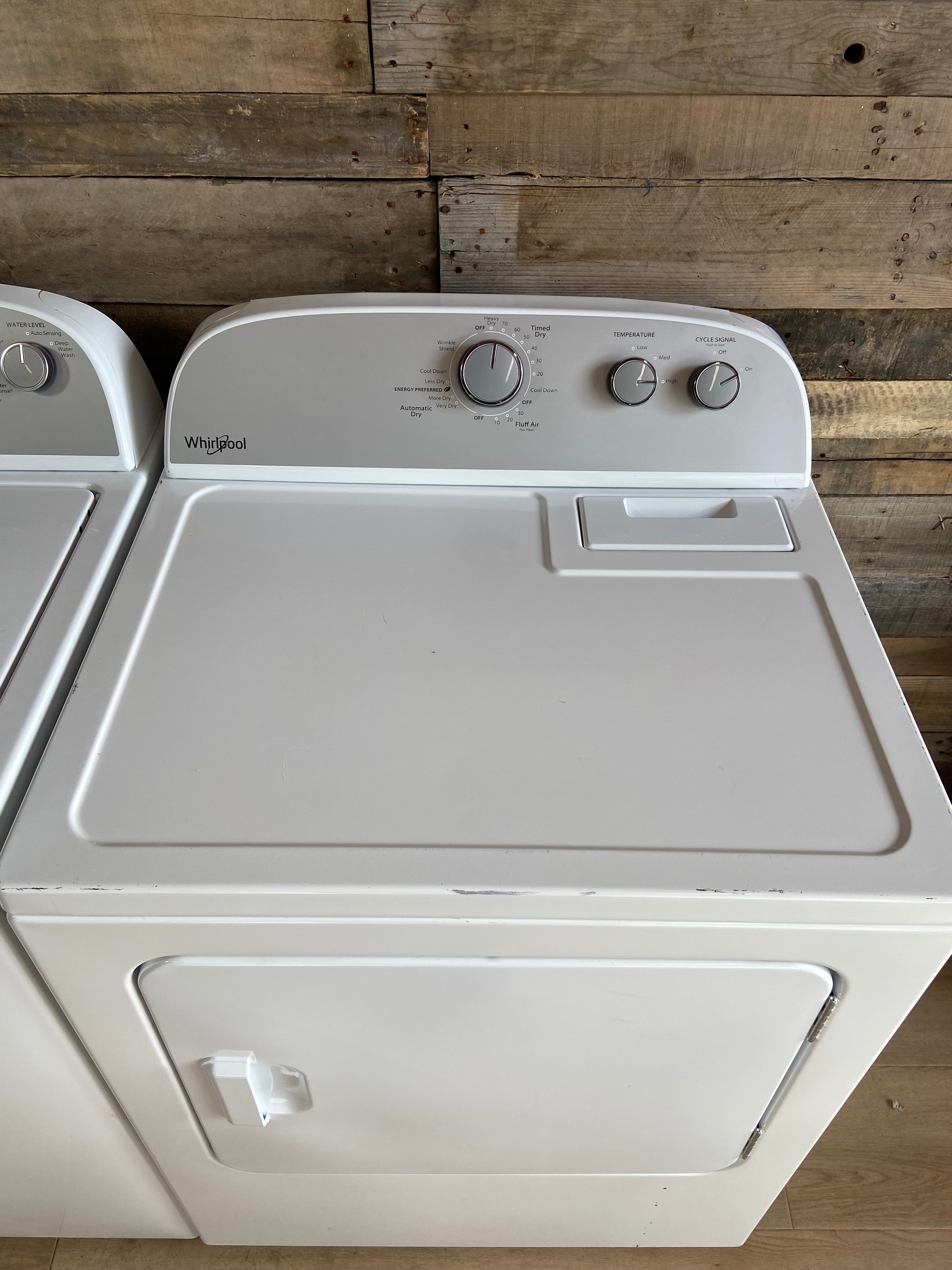 Whirlpool 2/1 Removable Agitator Washer Dryer Set