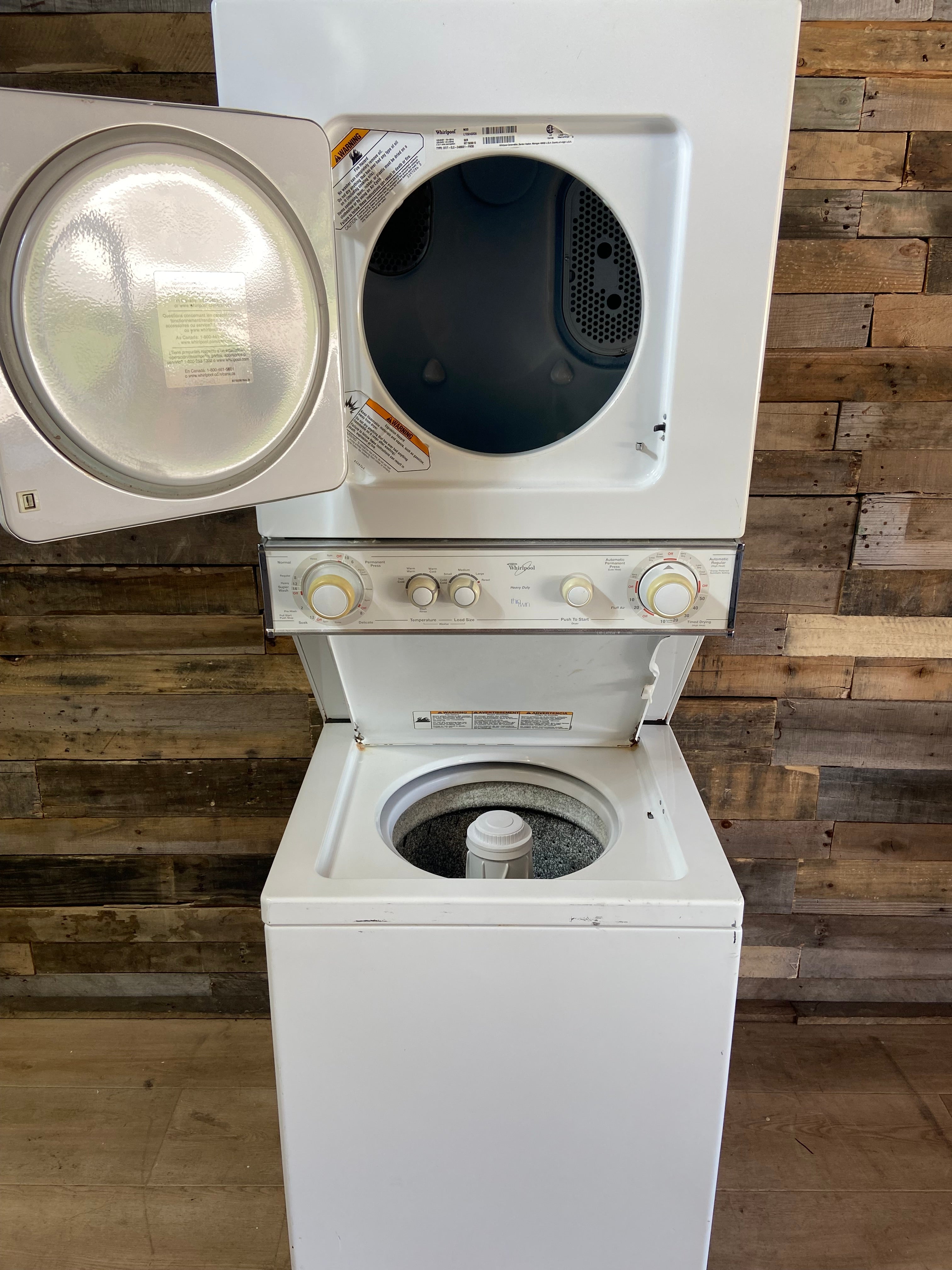 Whirlpool ThinTwin washer & Dryer Stackable