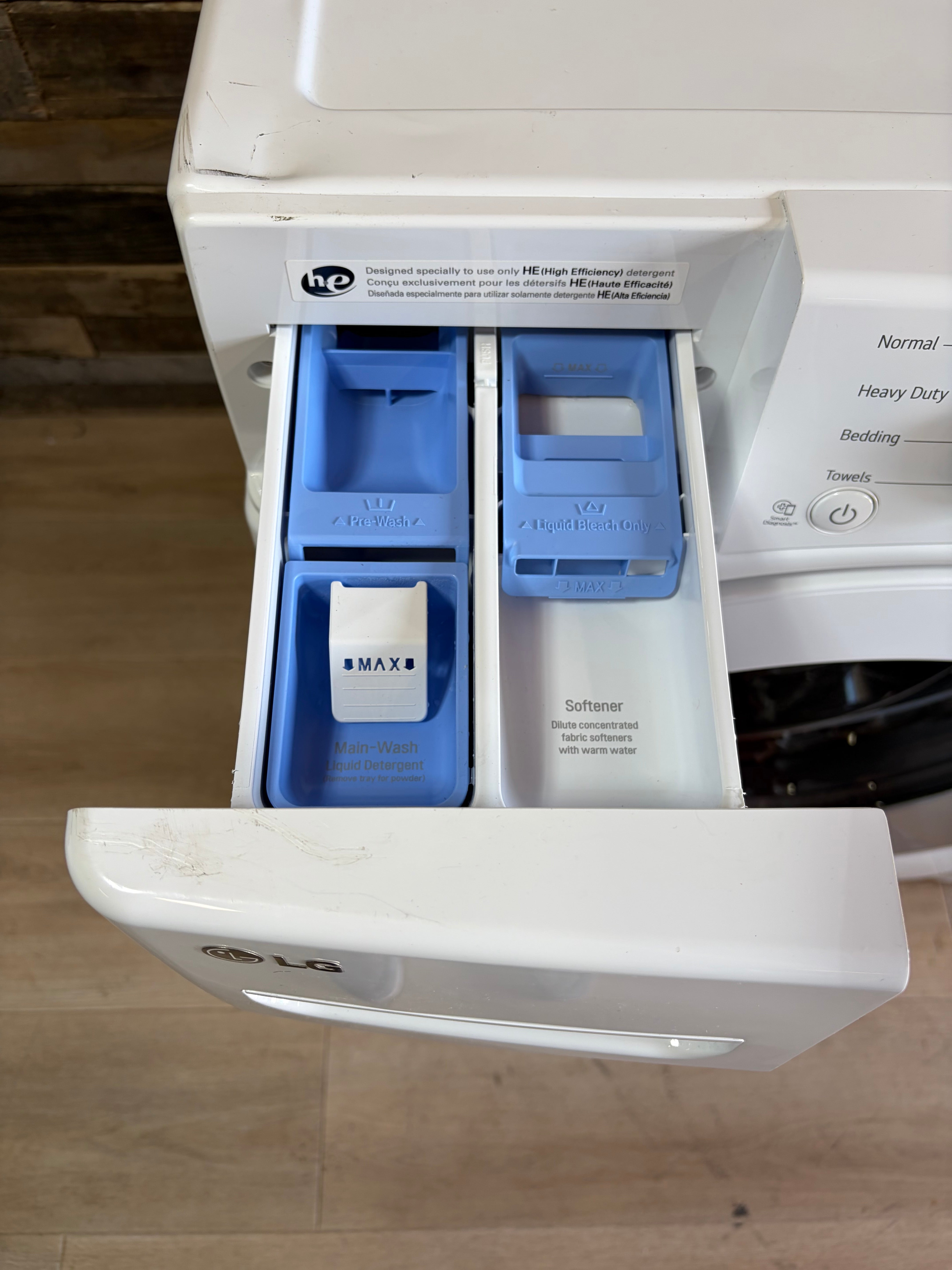 LG Direct Drive White Front Load Set
