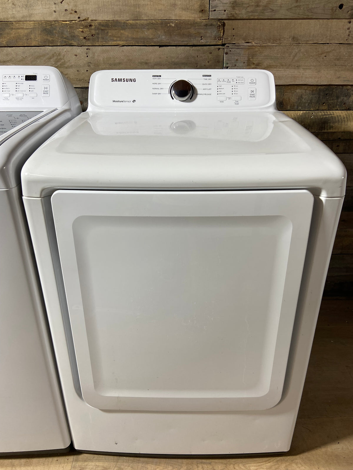 Samsung Top Load Large Capacity Glass Lid Washer & Dryer Set