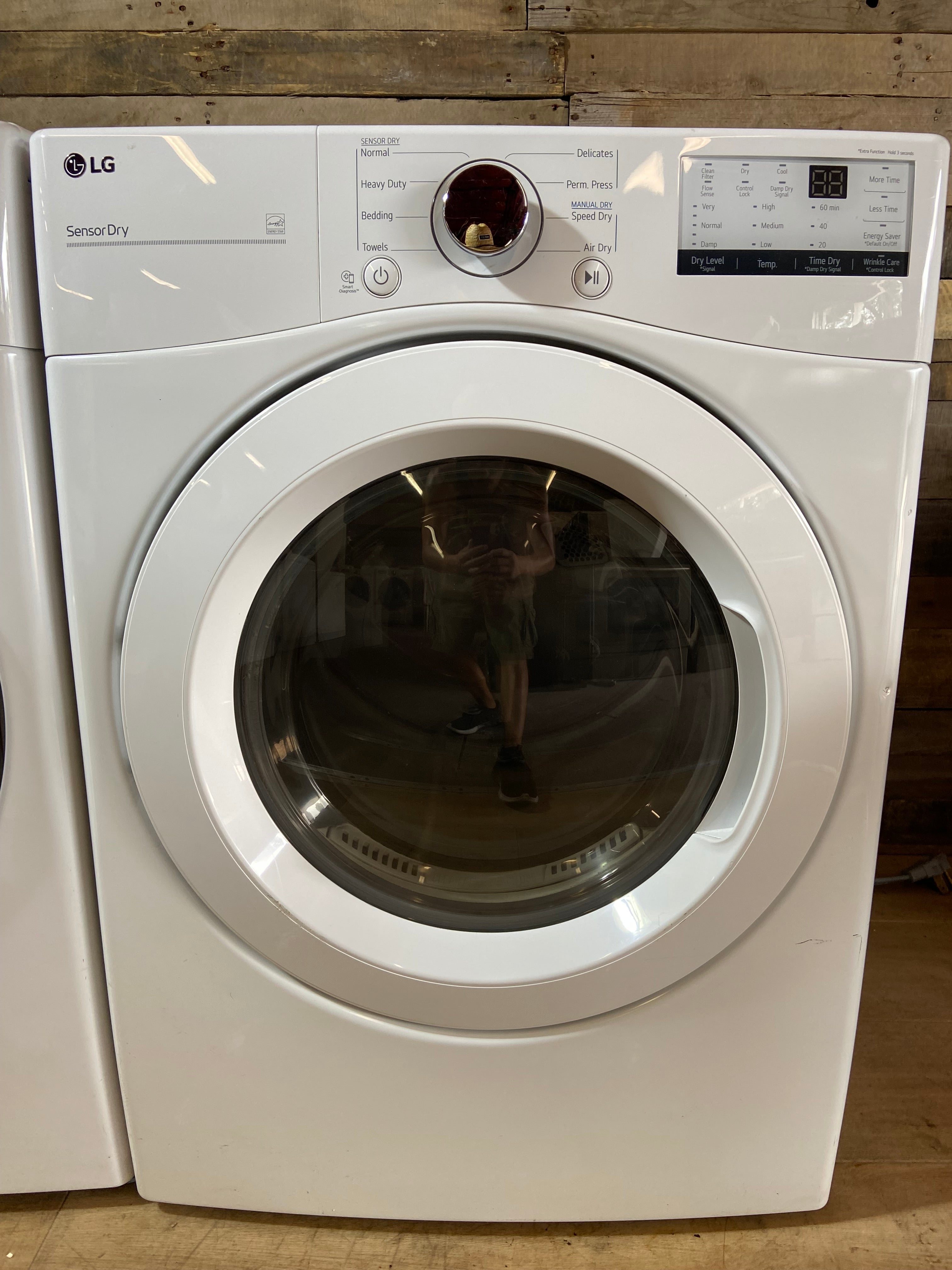 LG White Front Load Washer & Dryer Set