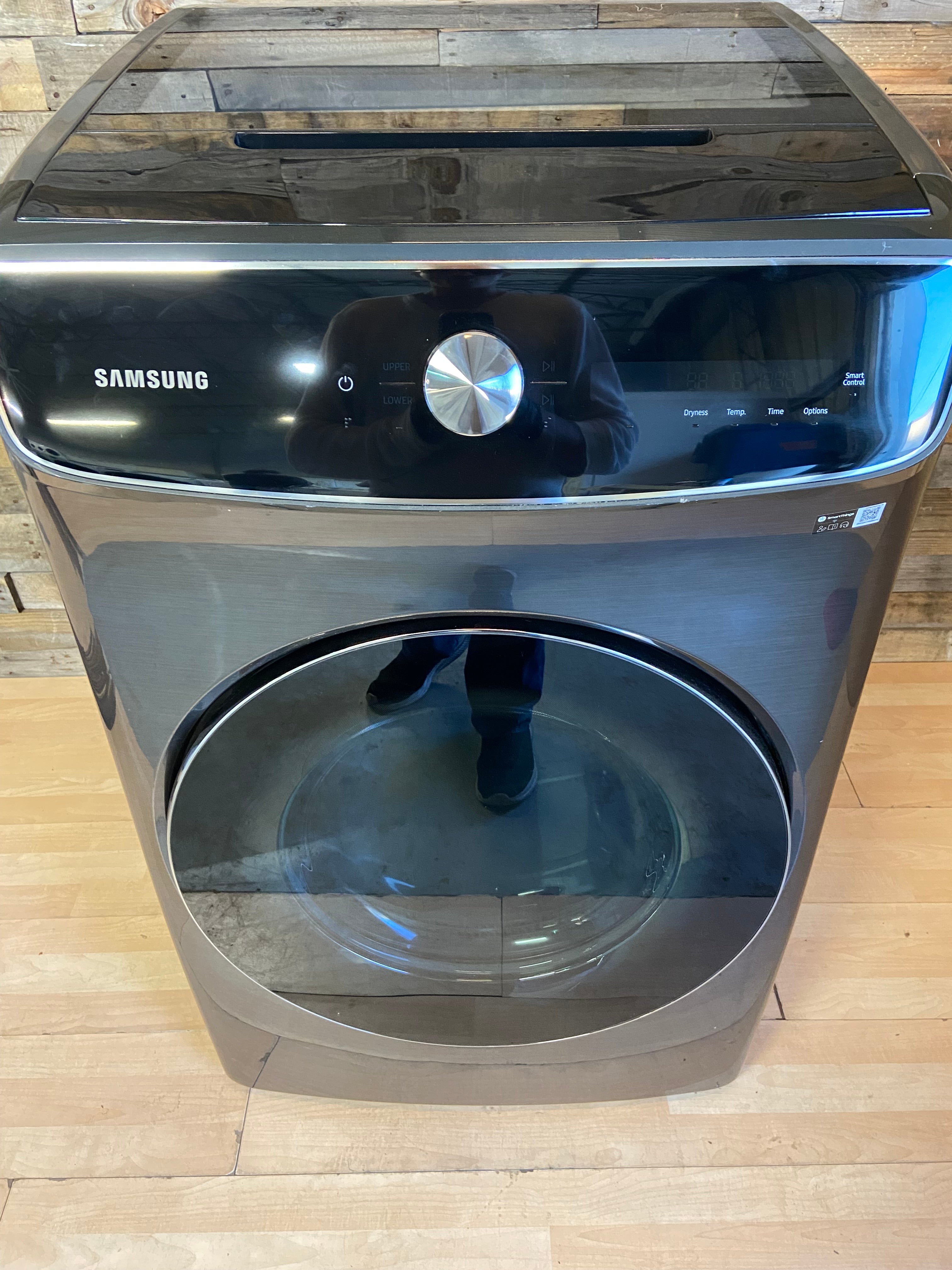 Samsung Black Stainless Dryer with FlexDry